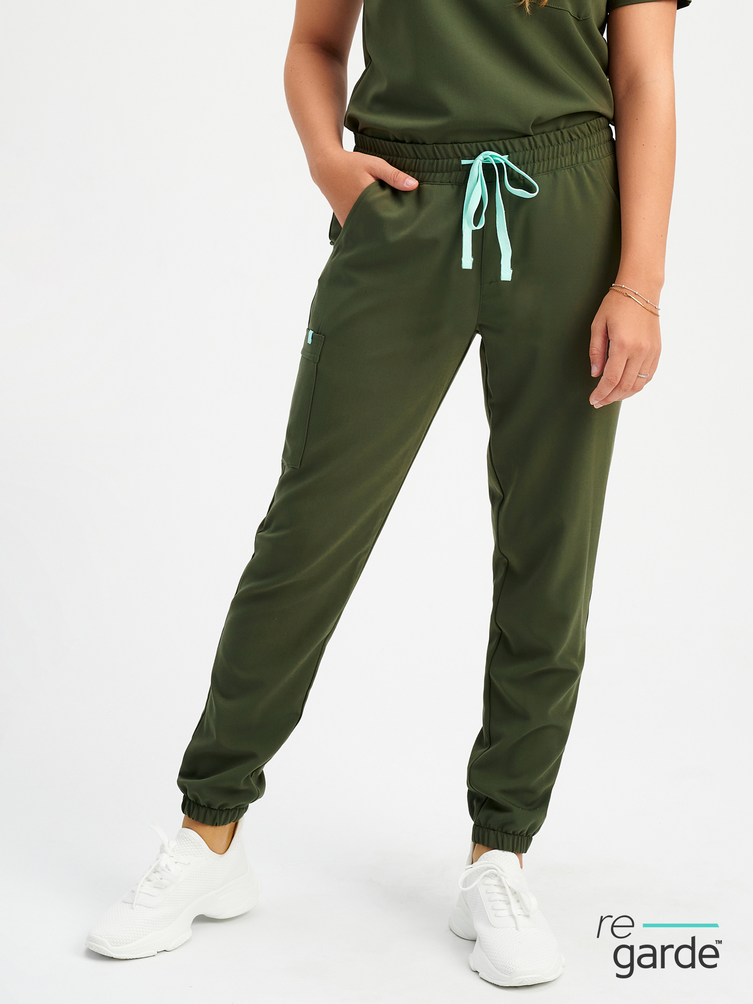 ROSIE RE-GARDE™ - KHAKI - Jogger Scrub Pants – Garde-Malade