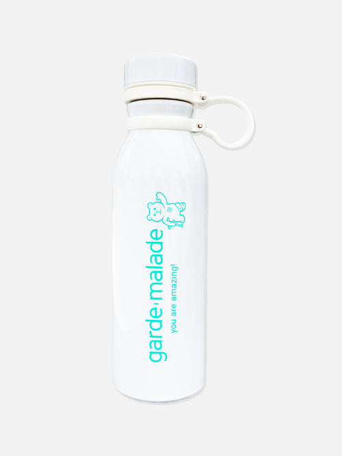 20 Oz Thermal Bottle - White / Mint||Bouteille Isotherme 20 onces - Blanche / Menthe