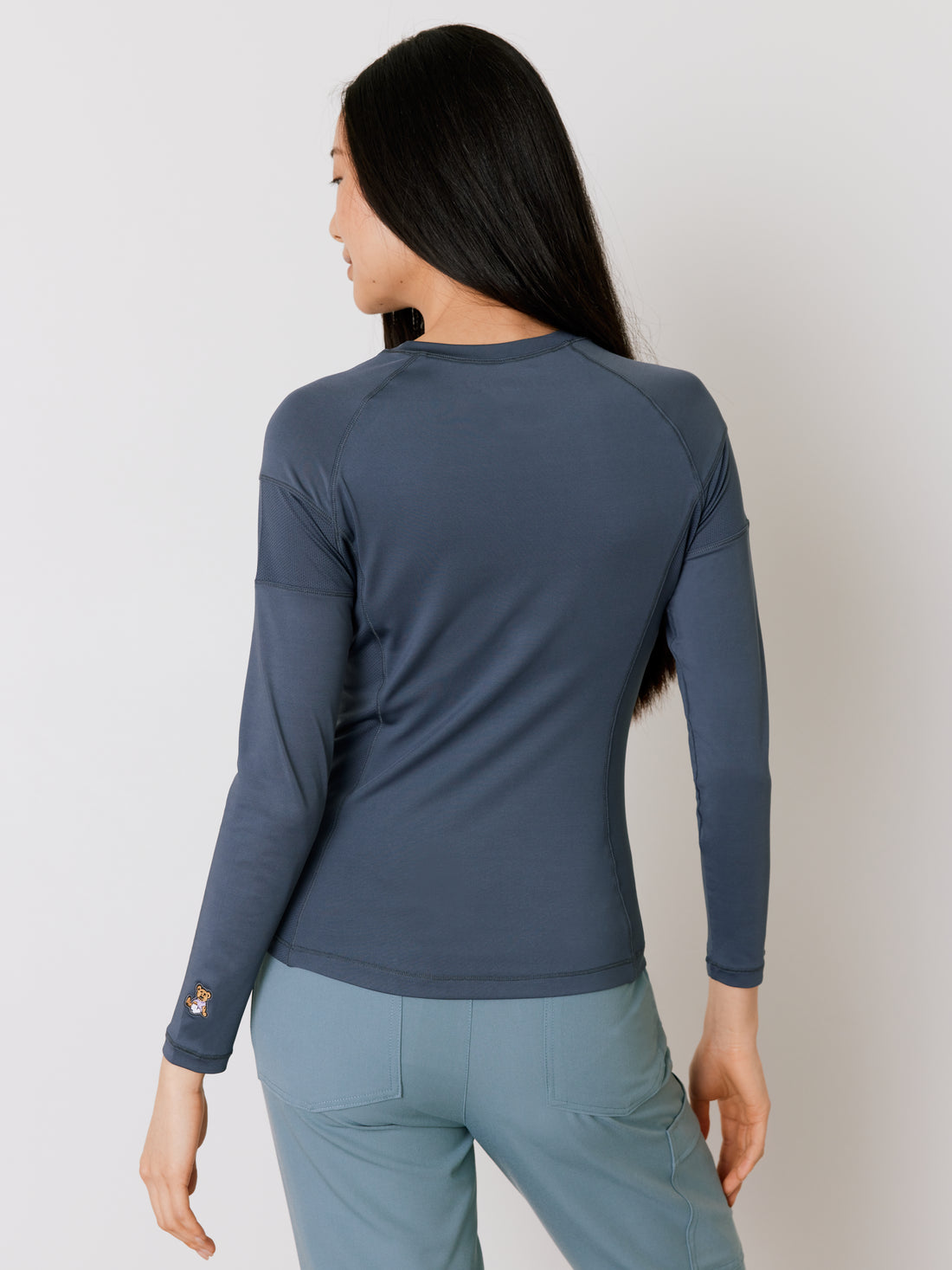 Chandail Underscrub Ultra-Performant - Bleu Ardoise - Manches Longues Pour Femme - Vente Finale