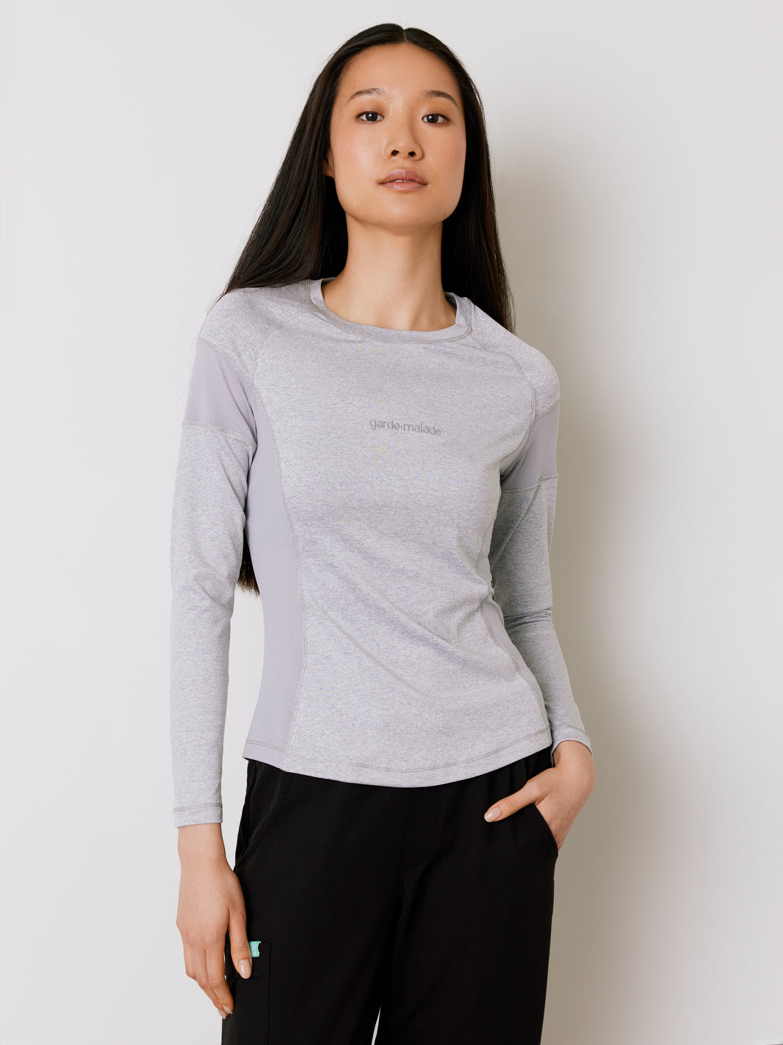 Chandail Underscrub Ultra-Performant - Grey Heather - Manches Longues Pour Femme