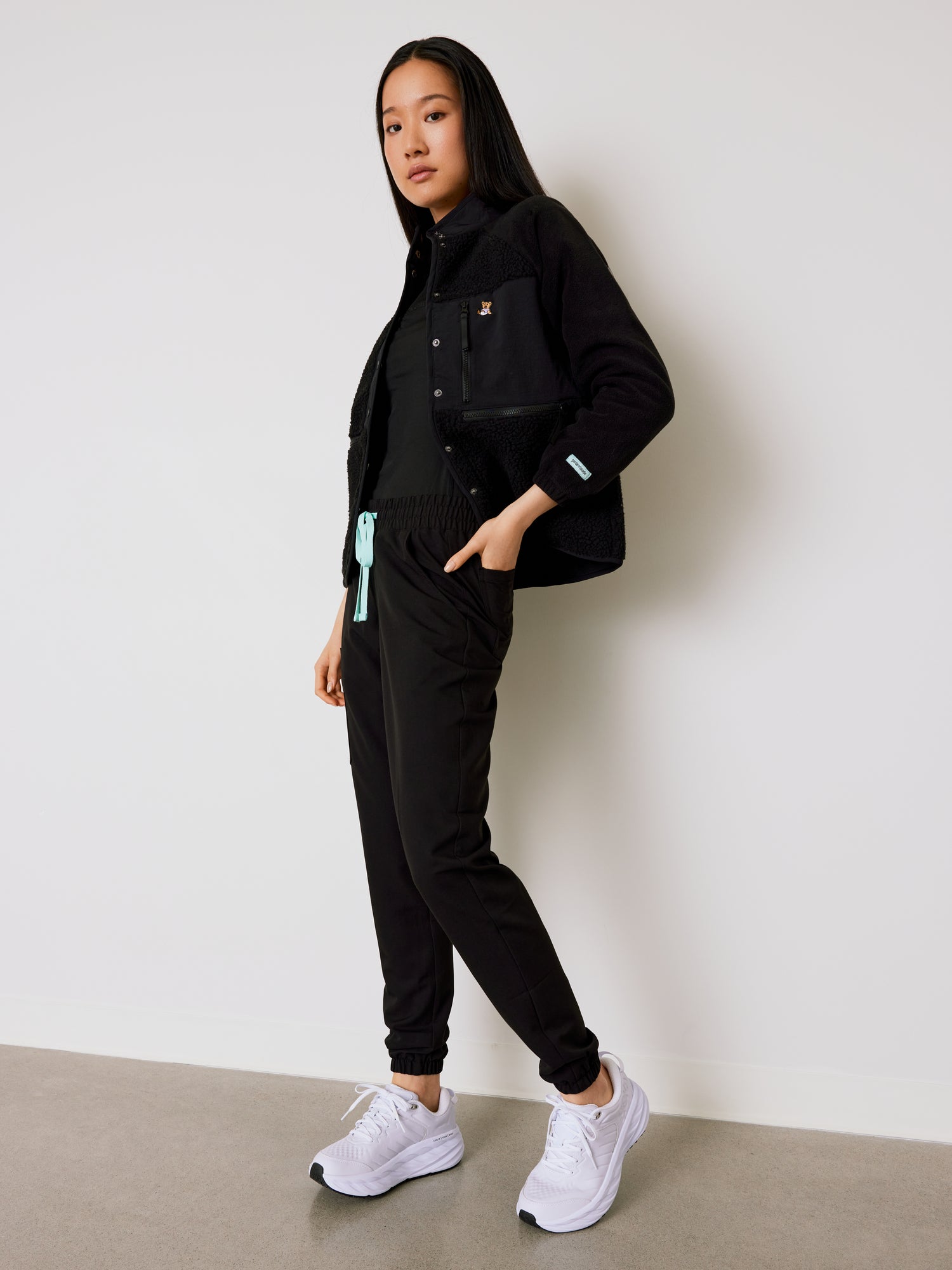 Veste Sherpa - Noir