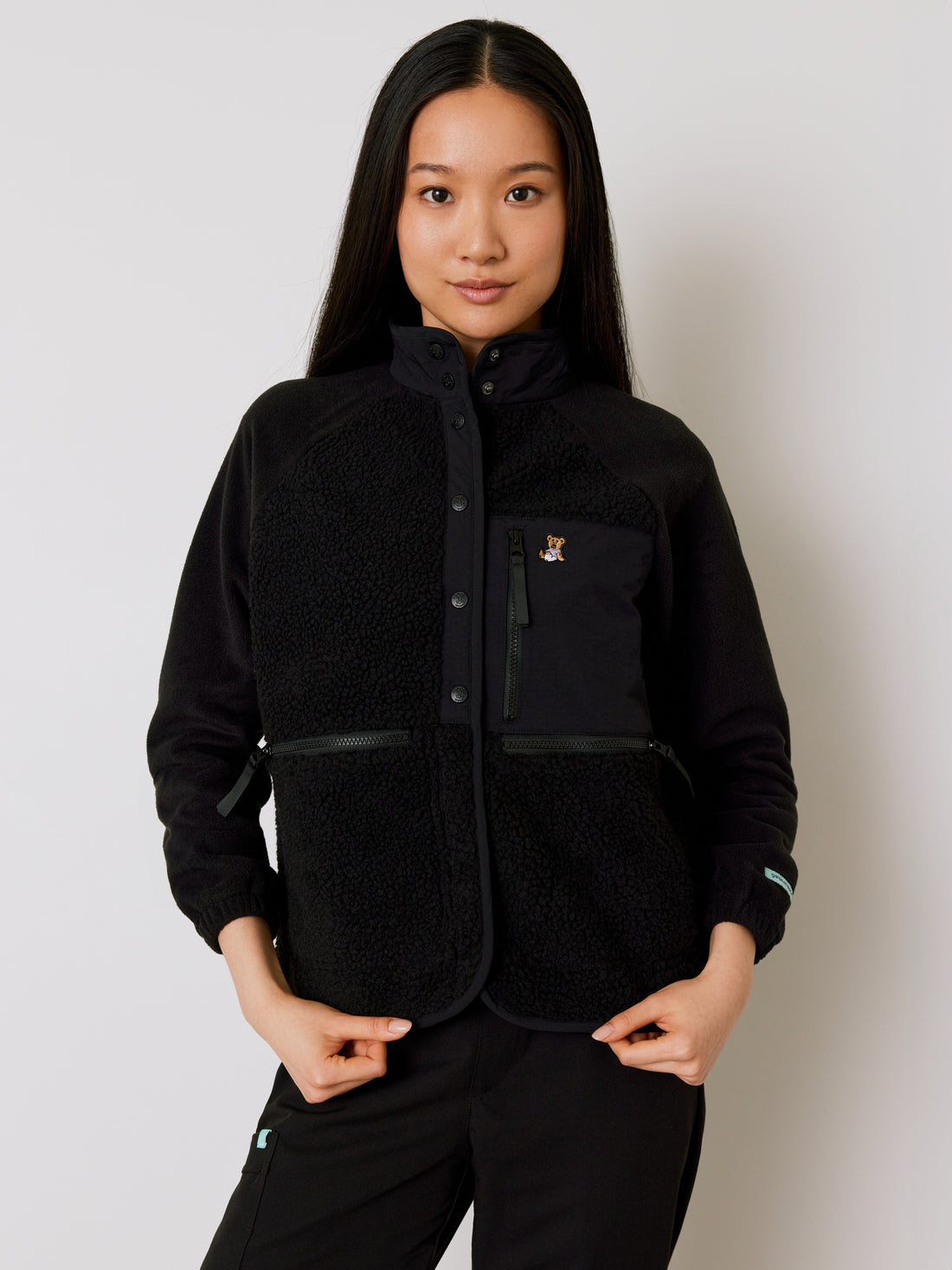 Veste Sherpa - Noir