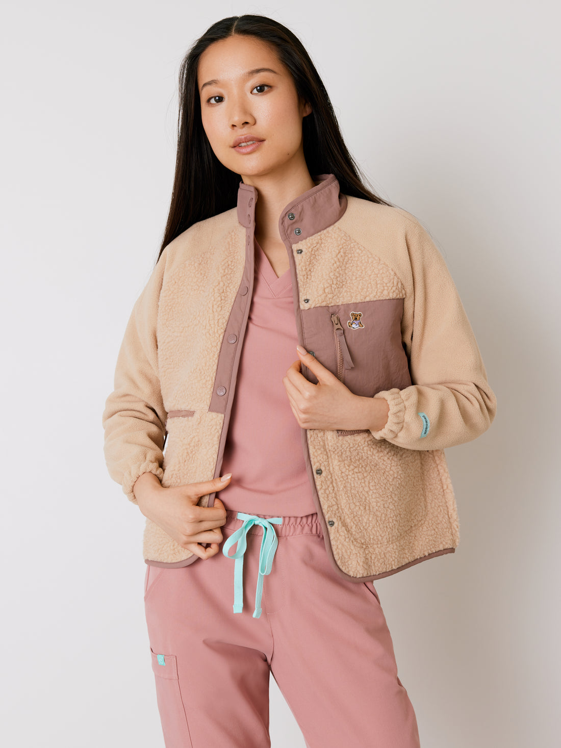 Veste Sherpa - Beige - VENTE FINALE