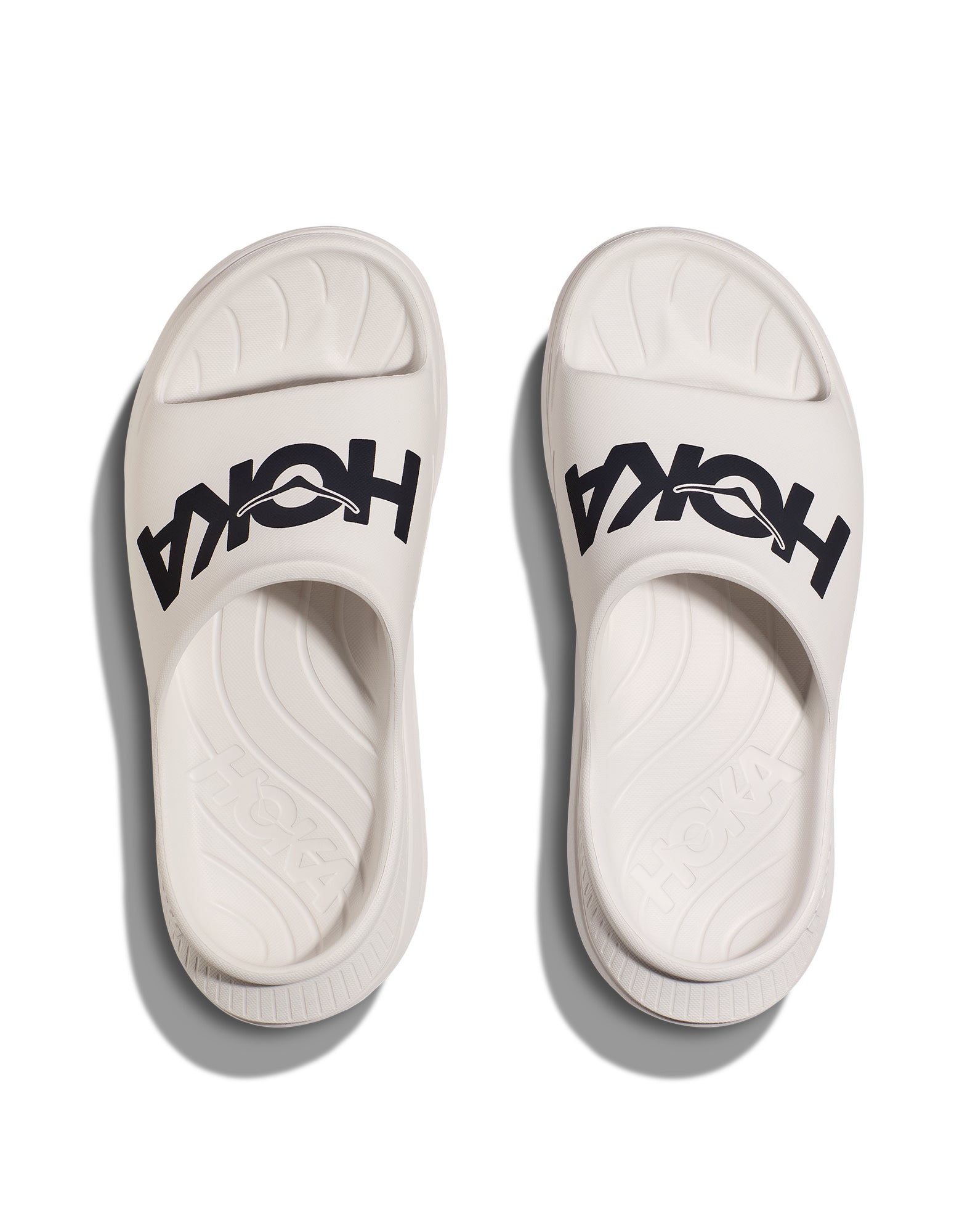 Hoka Ora Athletic Slide Unisexe White / Black – Garde-Malade