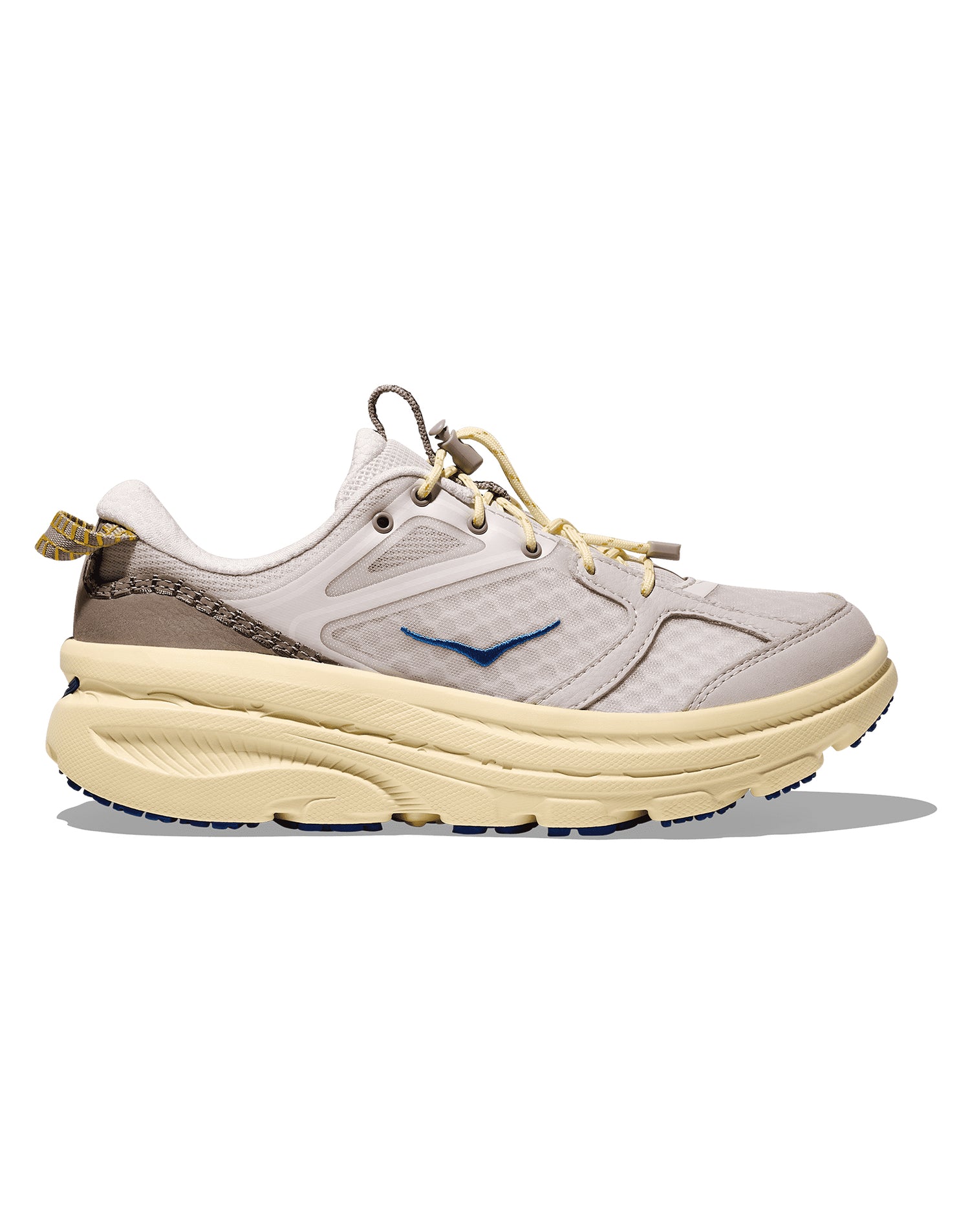 Hoka Bondi B3LS Unisexe Grout / Vintage Yellow - Vente Finale