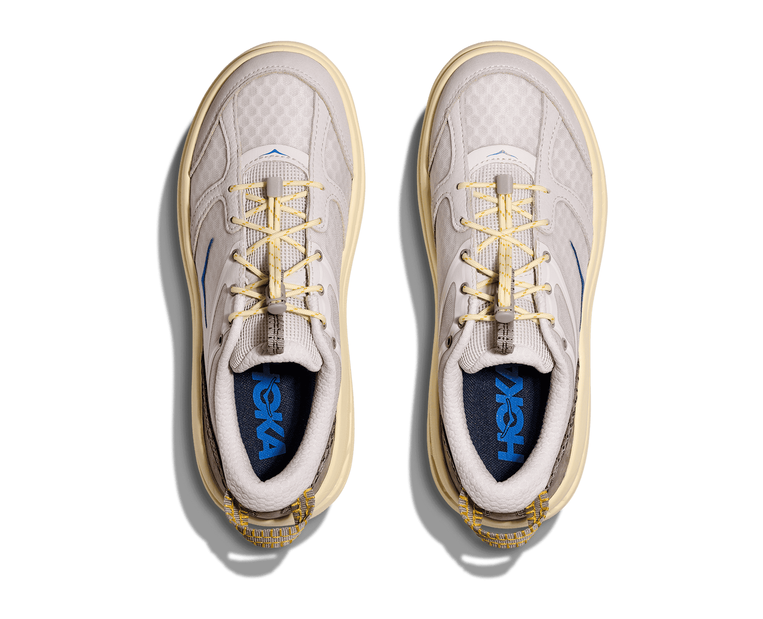 Hoka Bondi B3LS Unisexe Grout / Vintage Yellow - Vente Finale