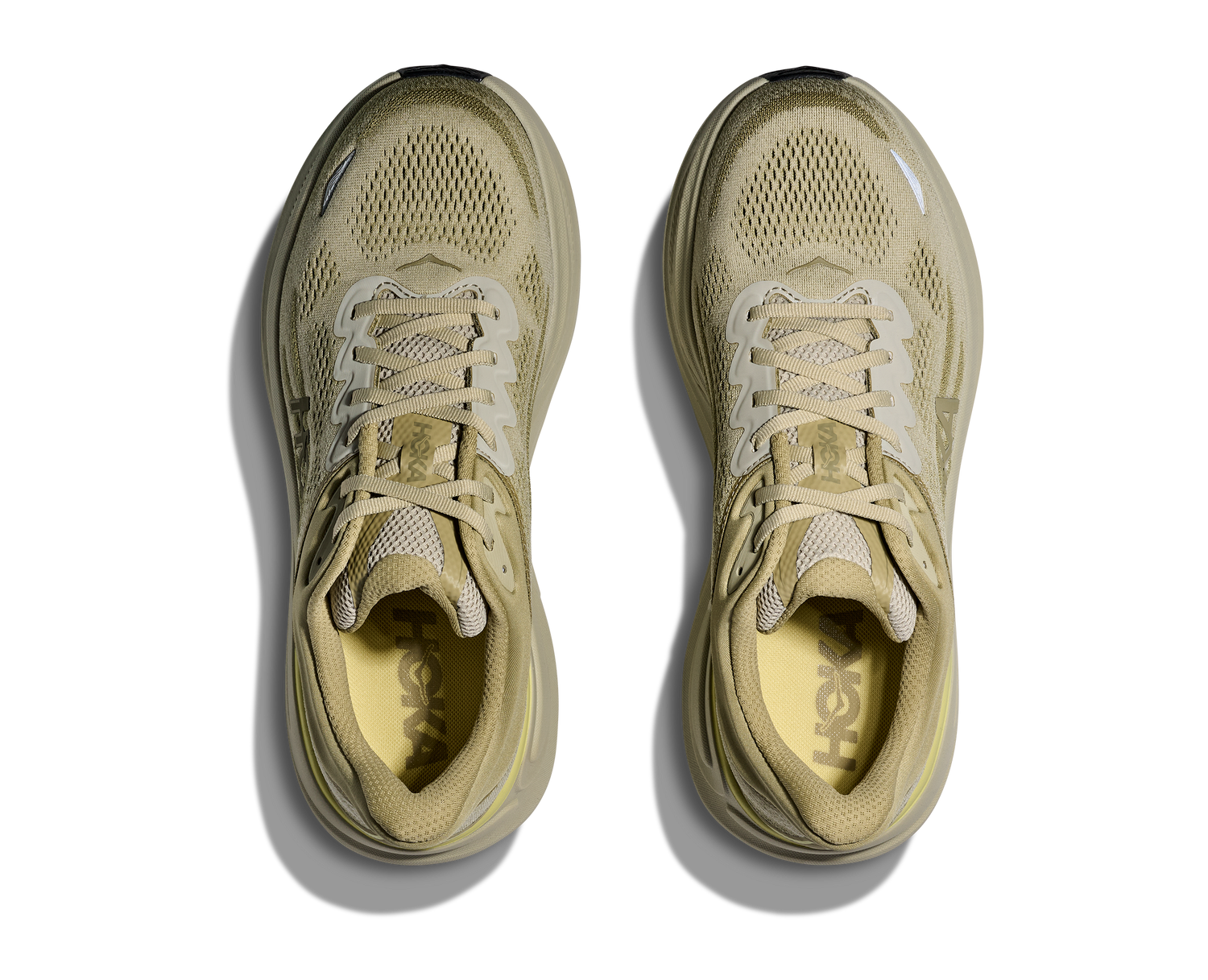 Men's Hoka Bondi 9 Grassland / Oyster Mushroom