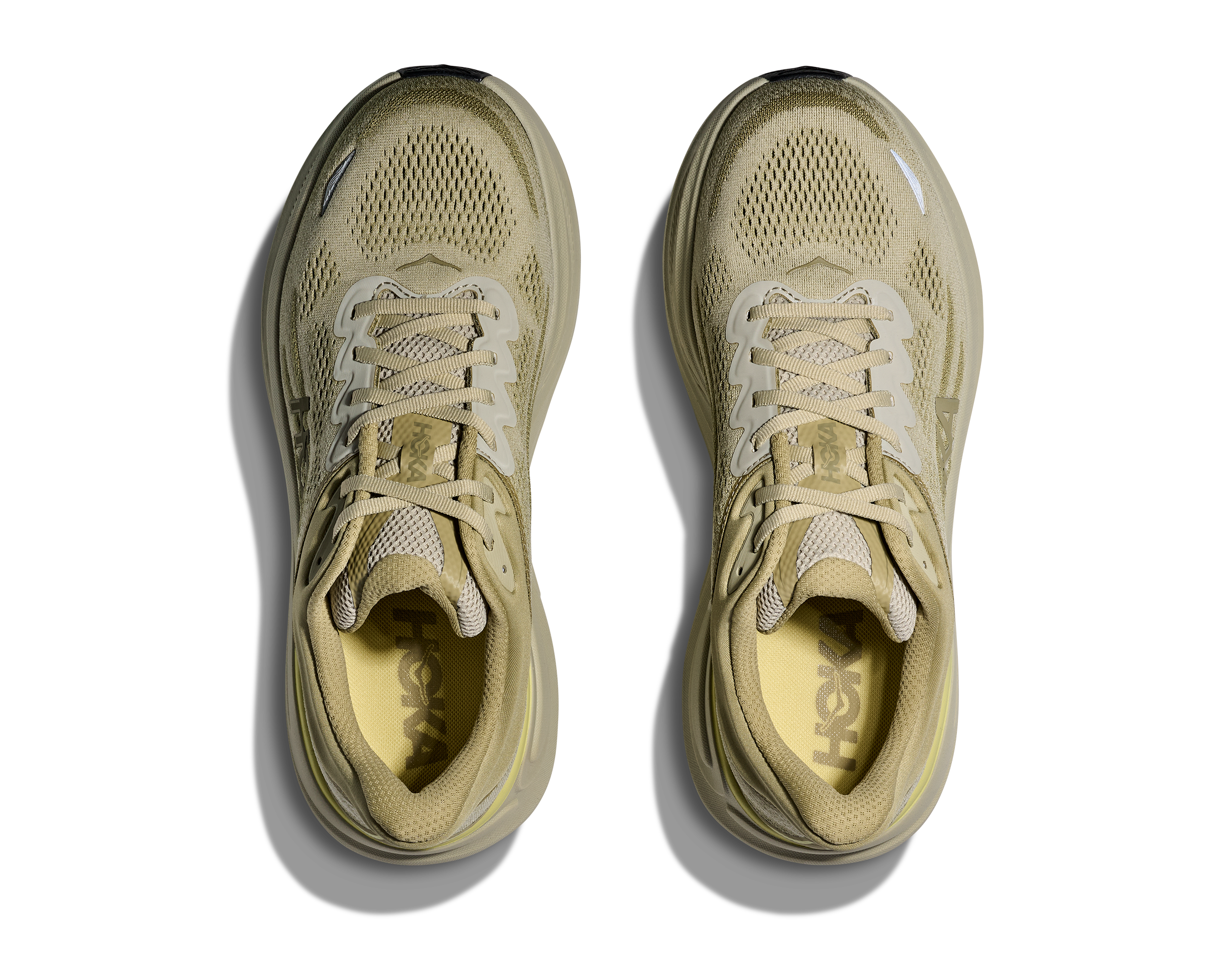 Men's Hoka Bondi 9 Grassland / Oyster Mushroom