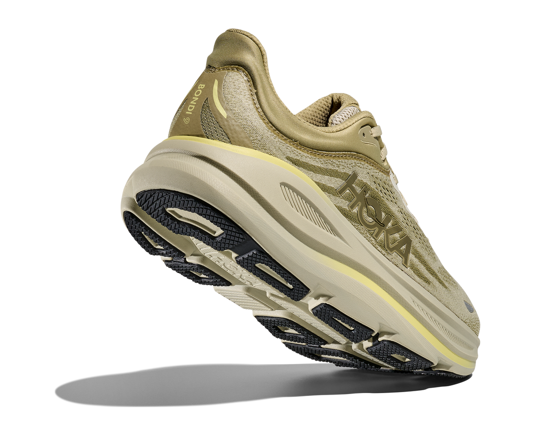 Men's Hoka Bondi 9 Grassland / Oyster Mushroom – Garde-Malade