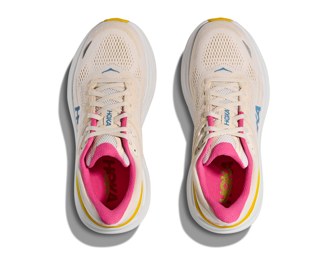 Femmes Hoka Bondi 9 Alabaster / Birch