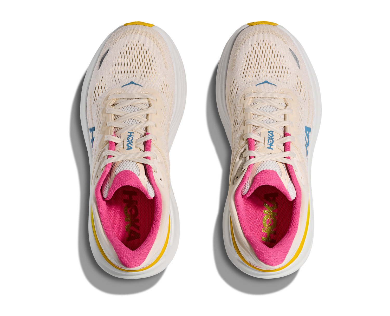 Femmes Hoka Bondi 9 Alabaster / Birch