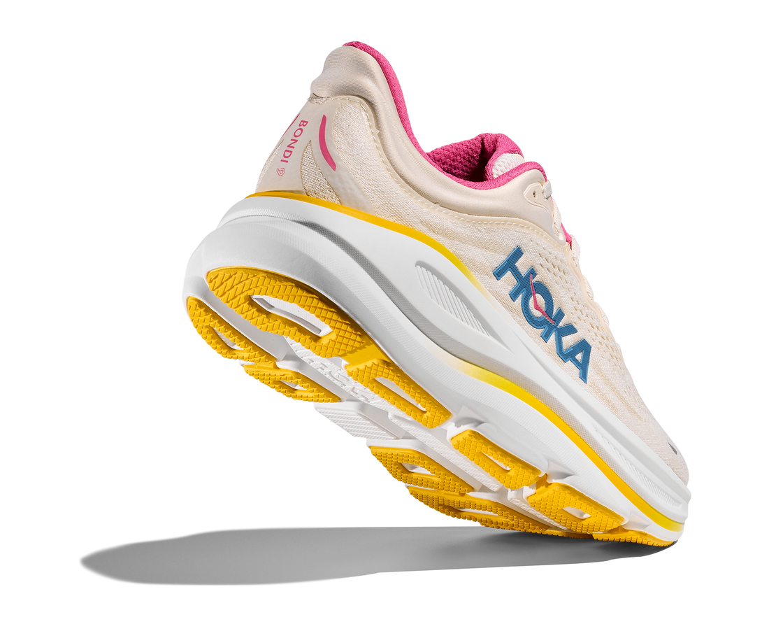 Femmes Hoka Bondi 9 Alabaster / Birch