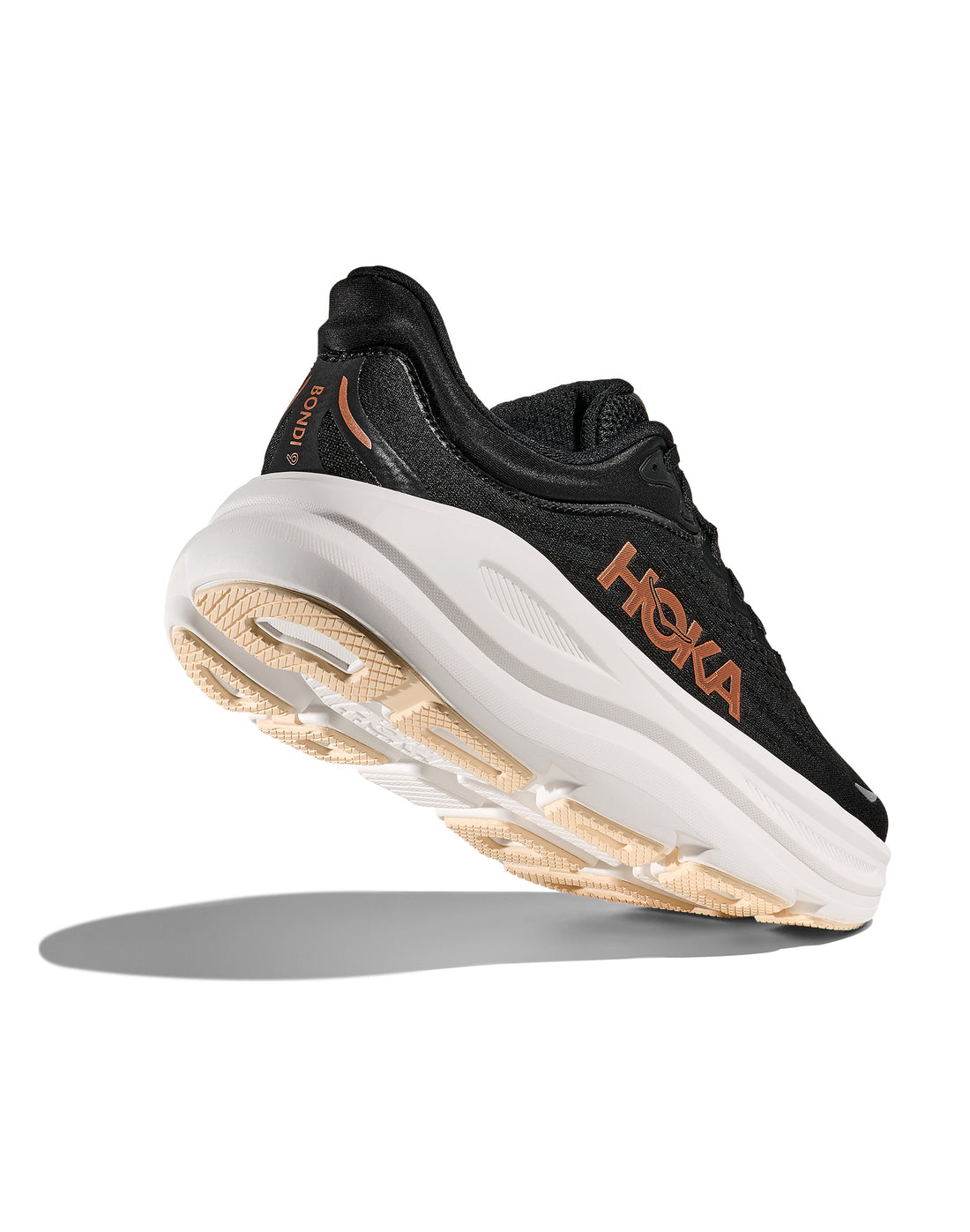 Femmes Hoka Bondi 9 Black / Rose Gold