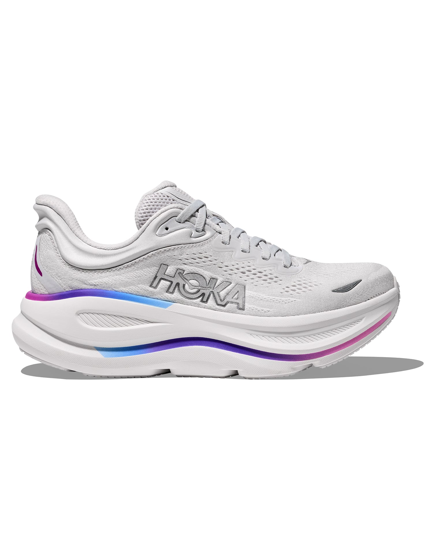 Femmes Hoka Bondi 9 Cosmic Grey / White