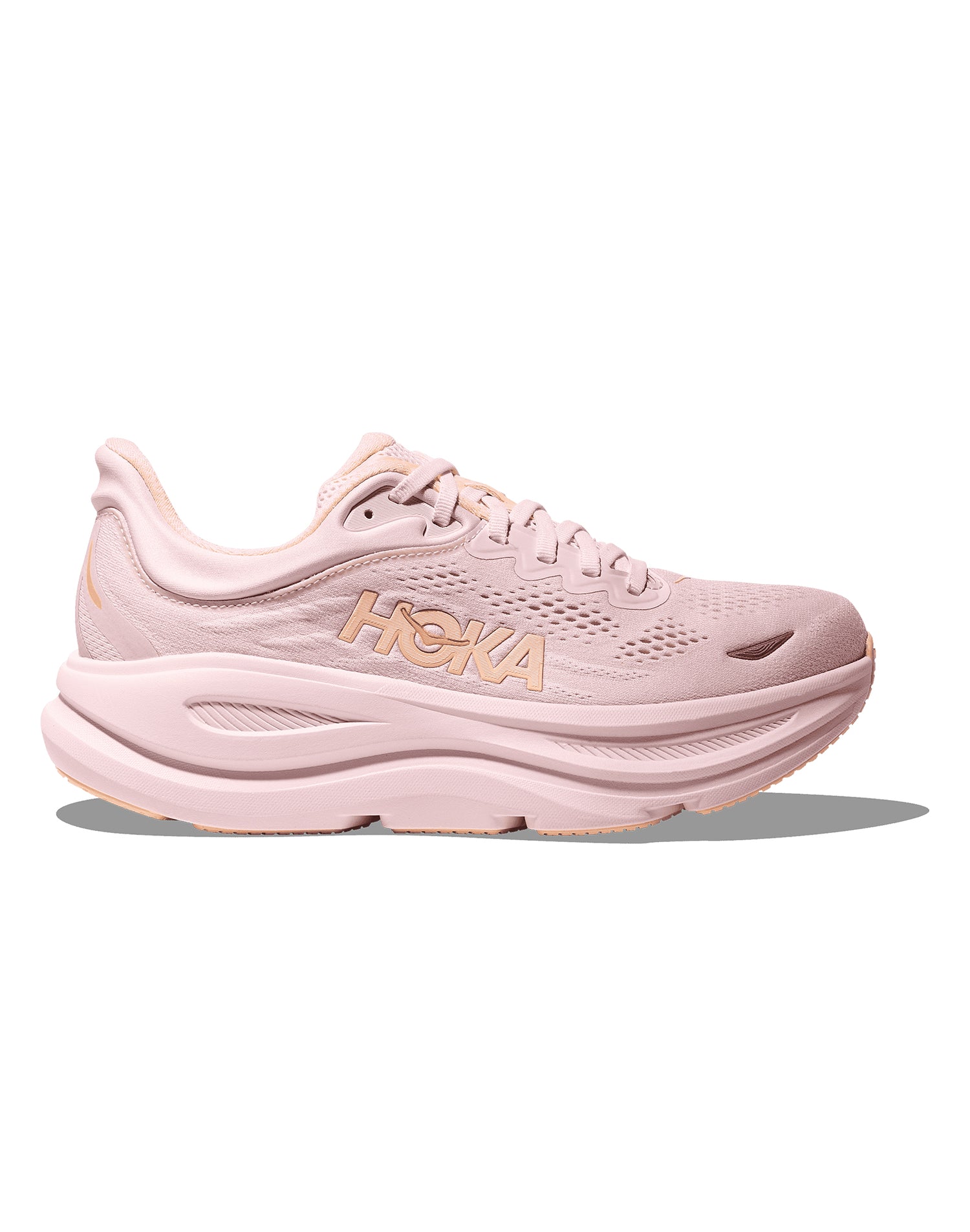 Women's Hoka Bondi 9 Lilac Cream / Tangerine Glow