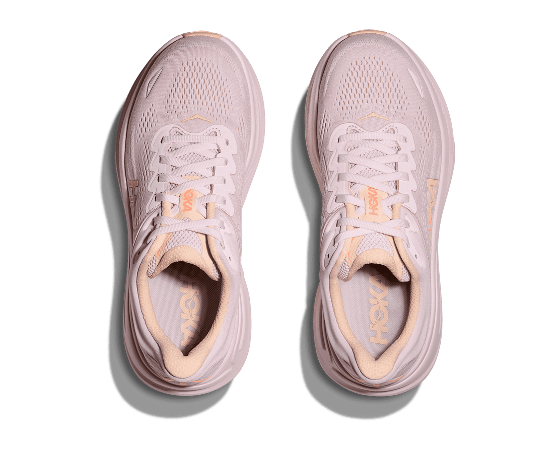 Women's Hoka Bondi 9 Lilac Cream / Tangerine Glow