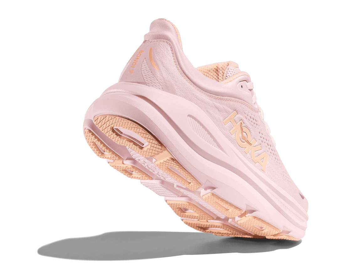 Women's Hoka Bondi 9 Lilac Cream / Tangerine Glow