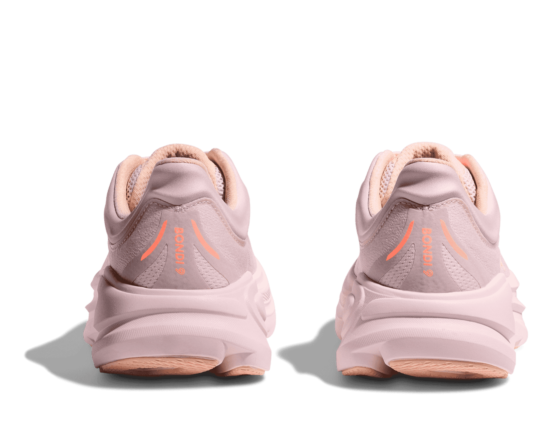 Women's Hoka Bondi 9 Lilac Cream / Tangerine Glow