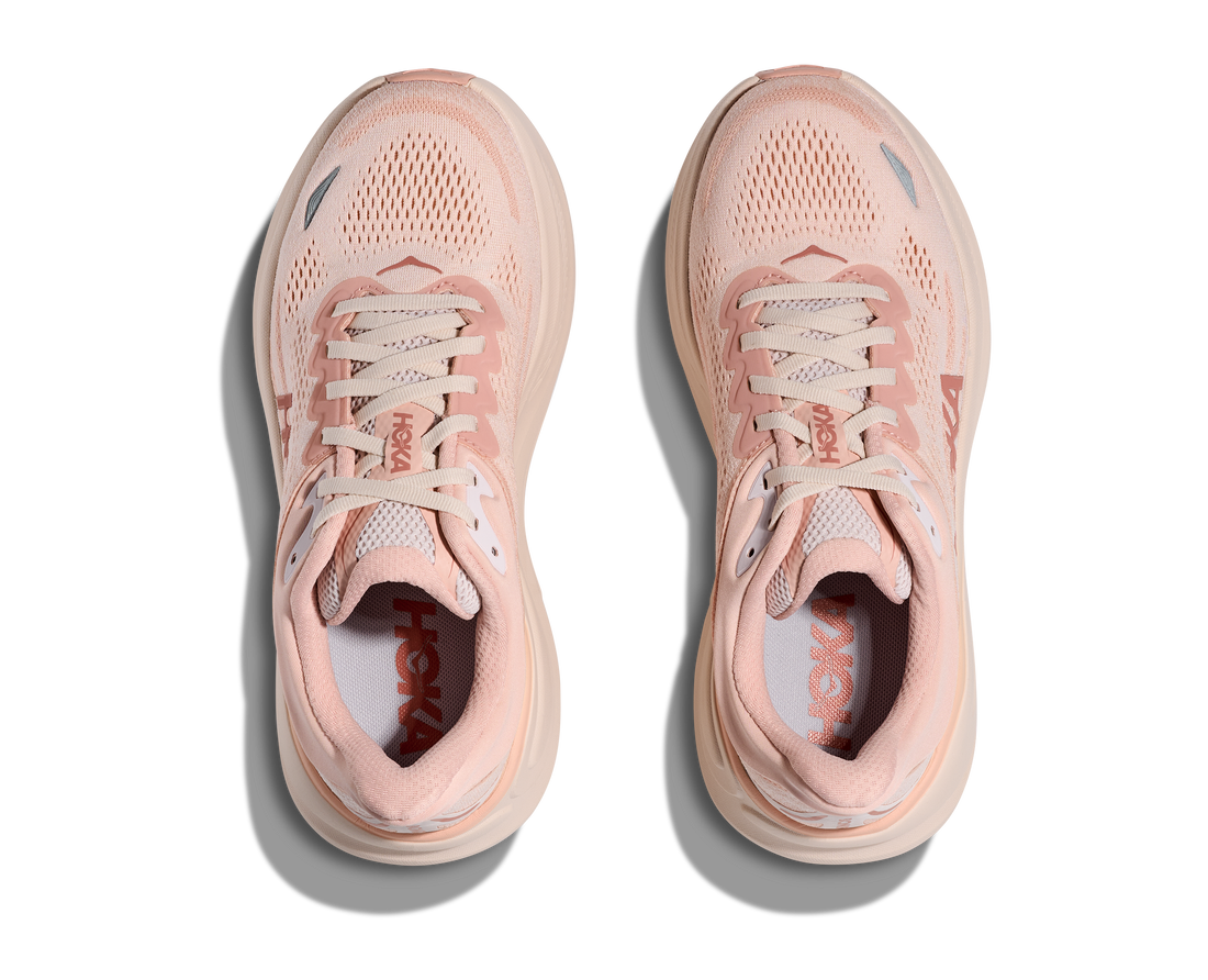 Femmes Hoka Bondi 9 Rose Latte / Rose Cream