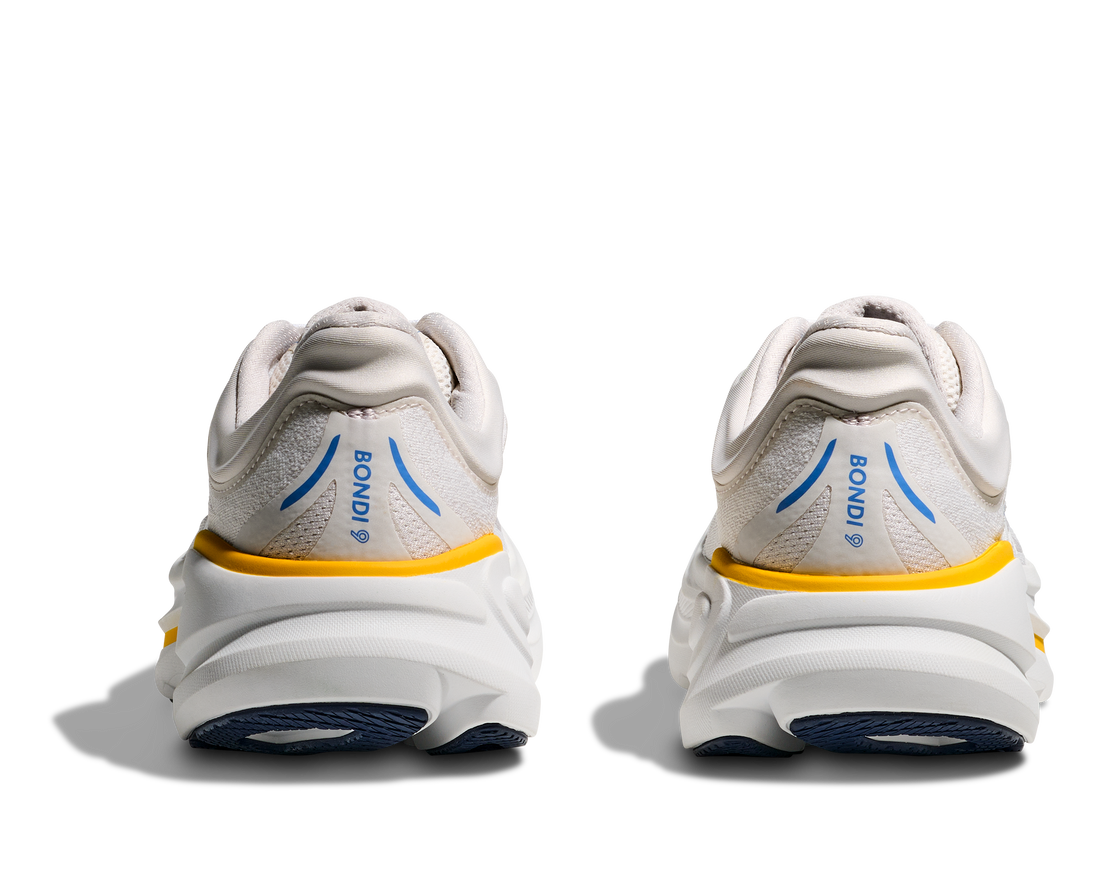Femmes Hoka Bondi 9 White / Grout