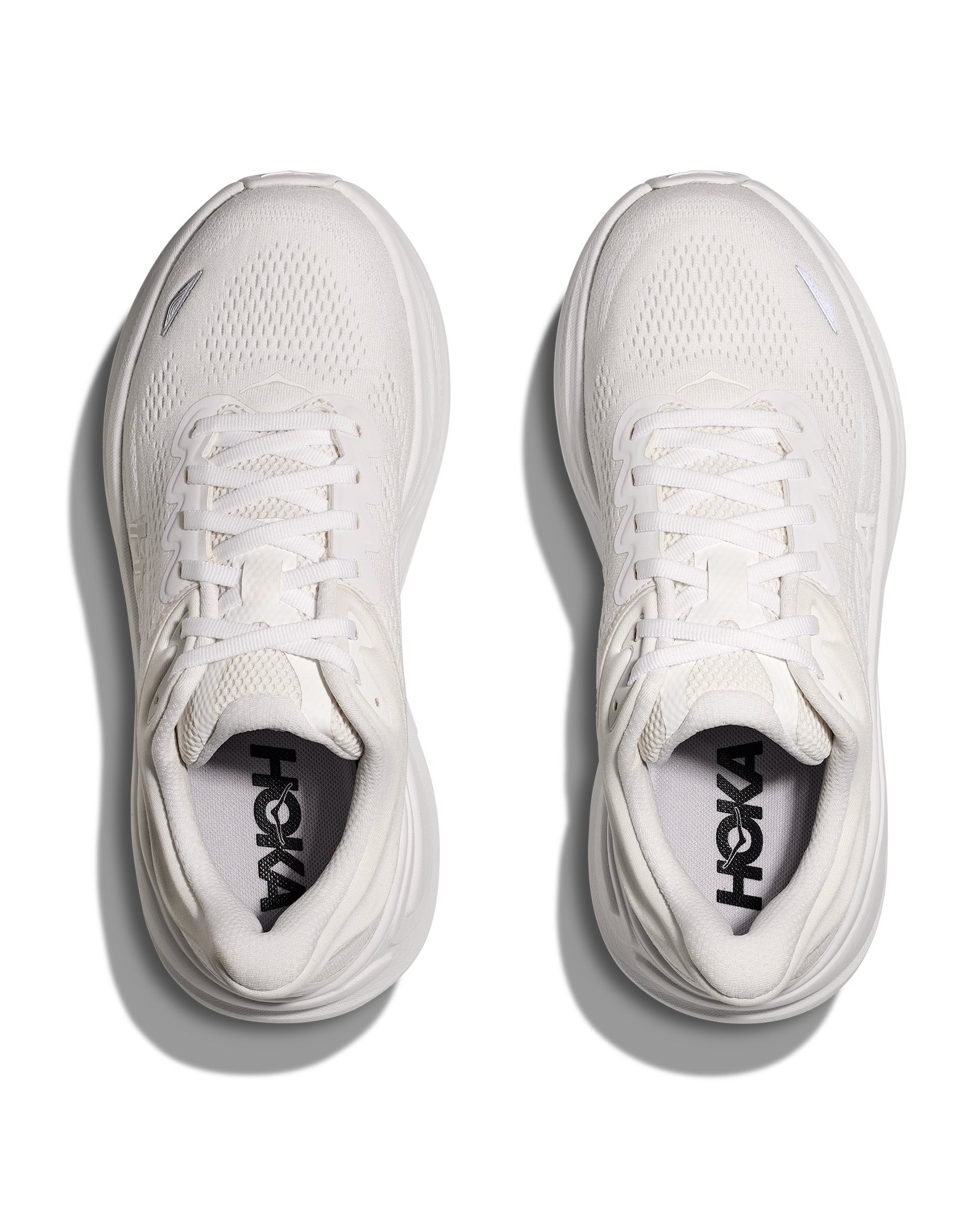 Women's Hoka Bondi 9 White / White – Garde-Malade