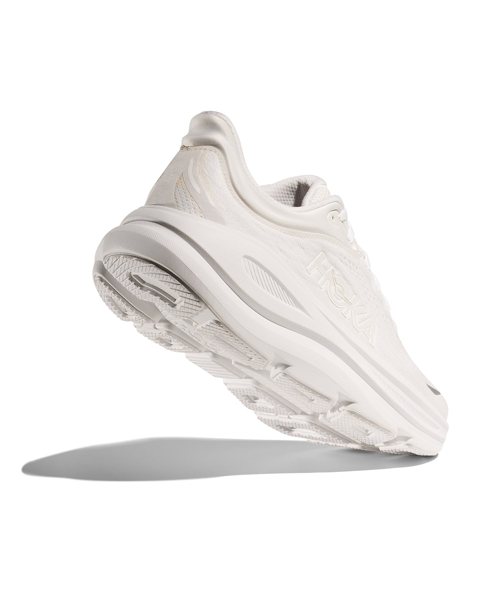 Women's Hoka Bondi 9 White / White – Garde-Malade