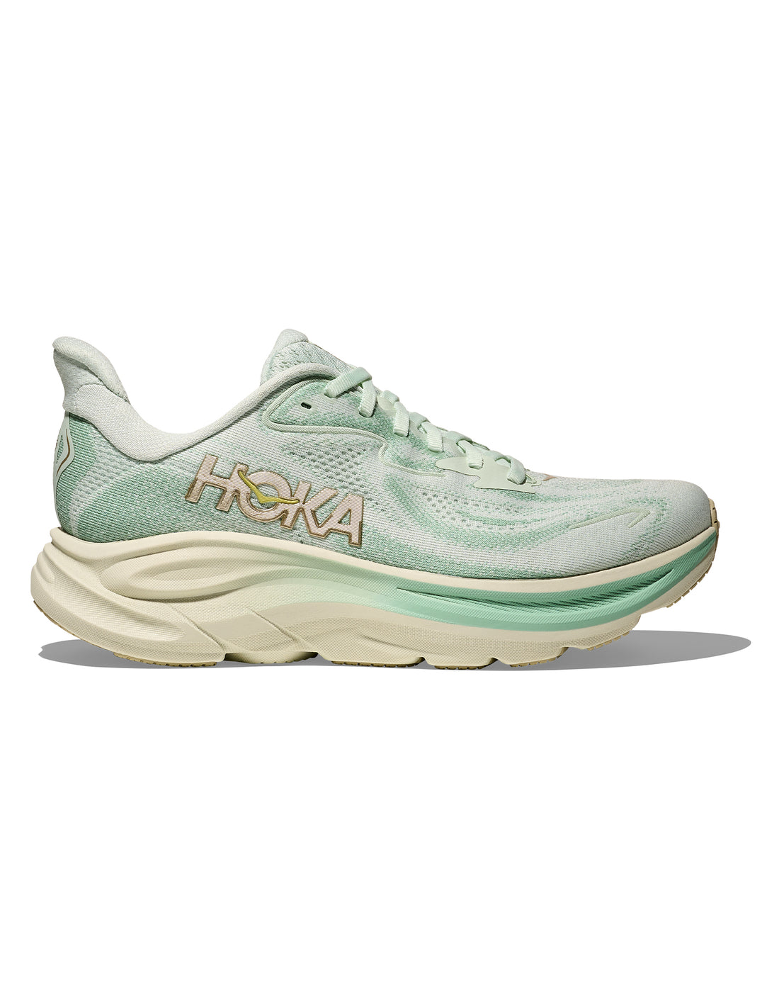 Femmes Hoka Clifton 10 Sea Glass / Jadeite