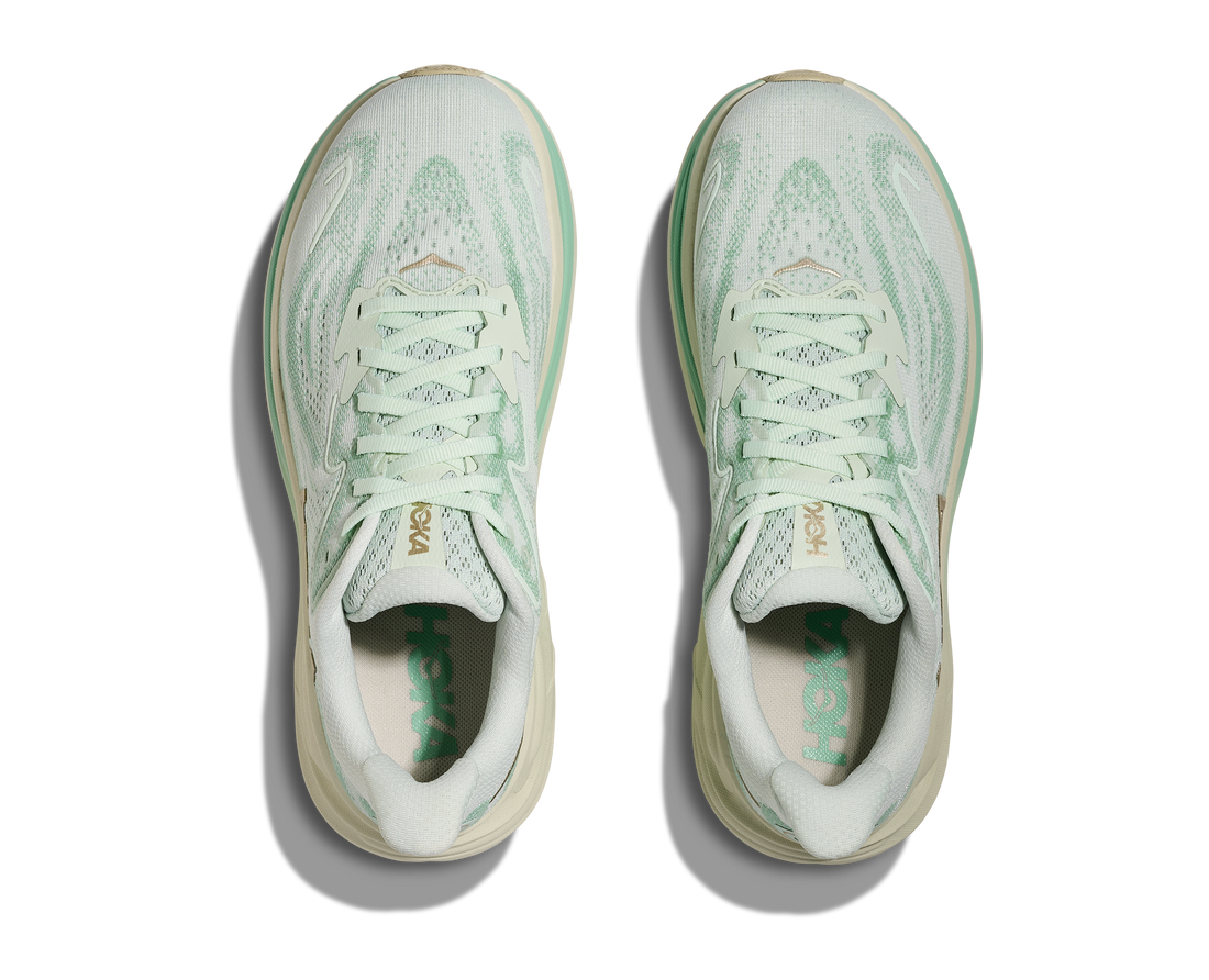 Femmes Hoka Clifton 10 Sea Glass / Jadeite