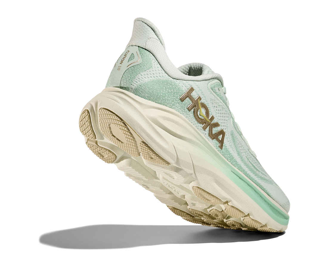 Femmes Hoka Clifton 10 Sea Glass / Jadeite