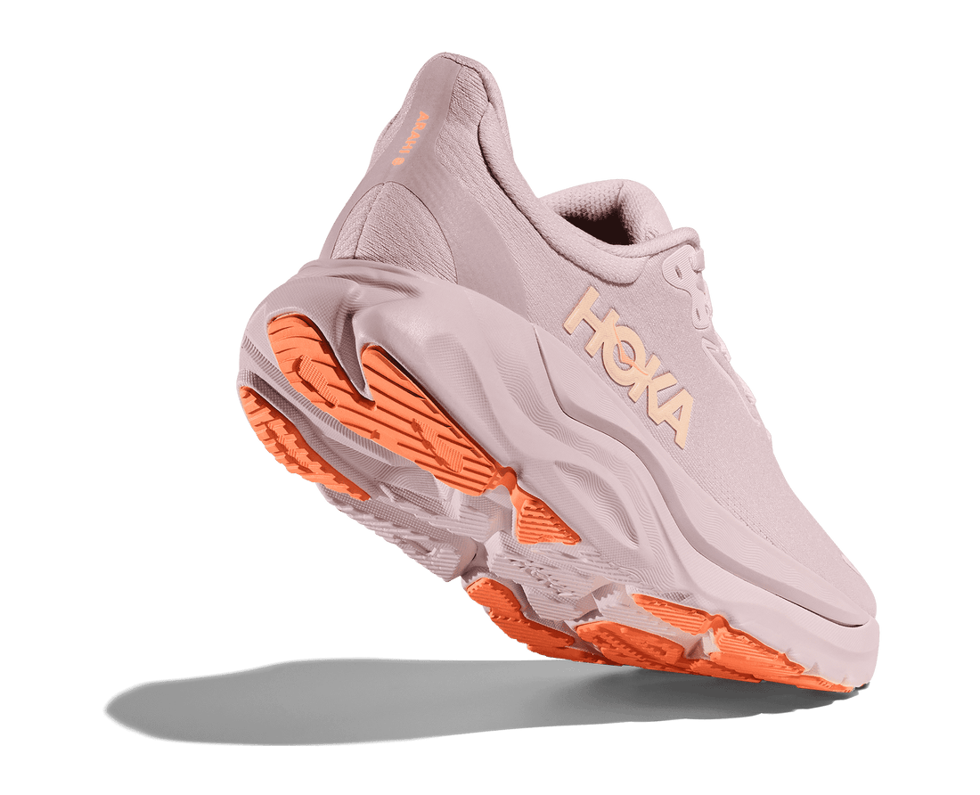 Women's Hoka Arahi 8 Lilac Cream / Neon Cantaloupe