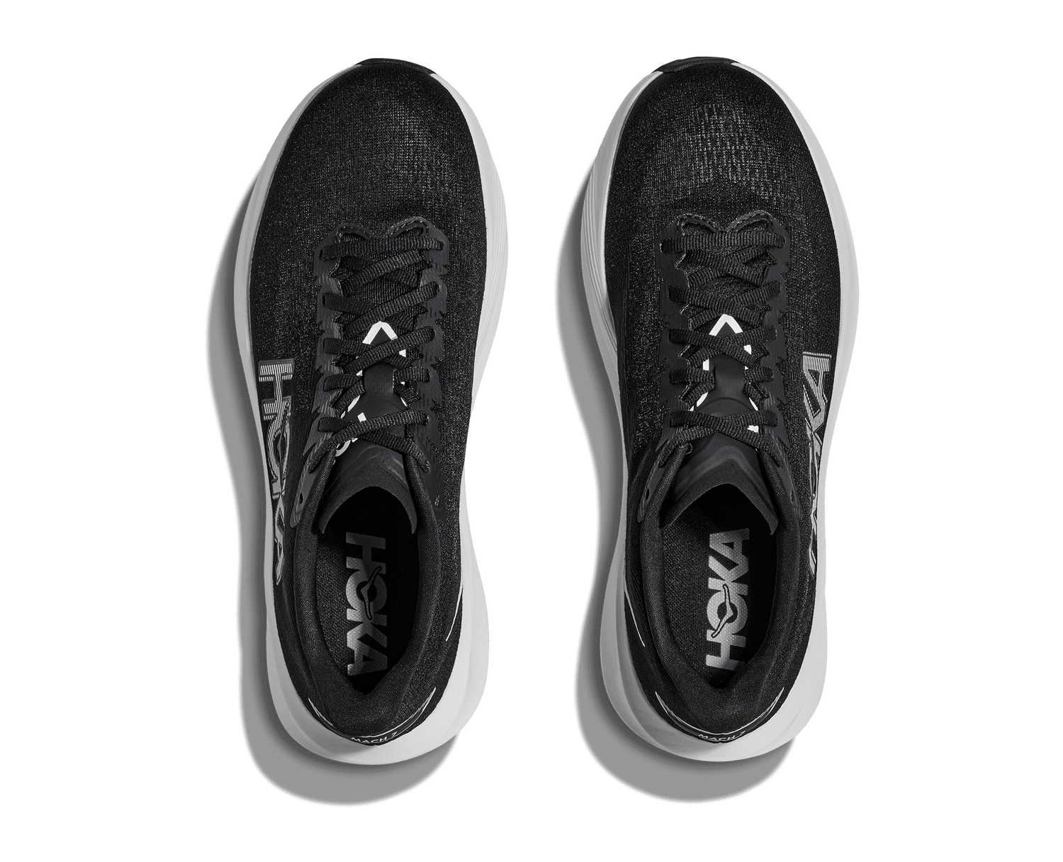 Women's Hoka Mach 7 Black / White