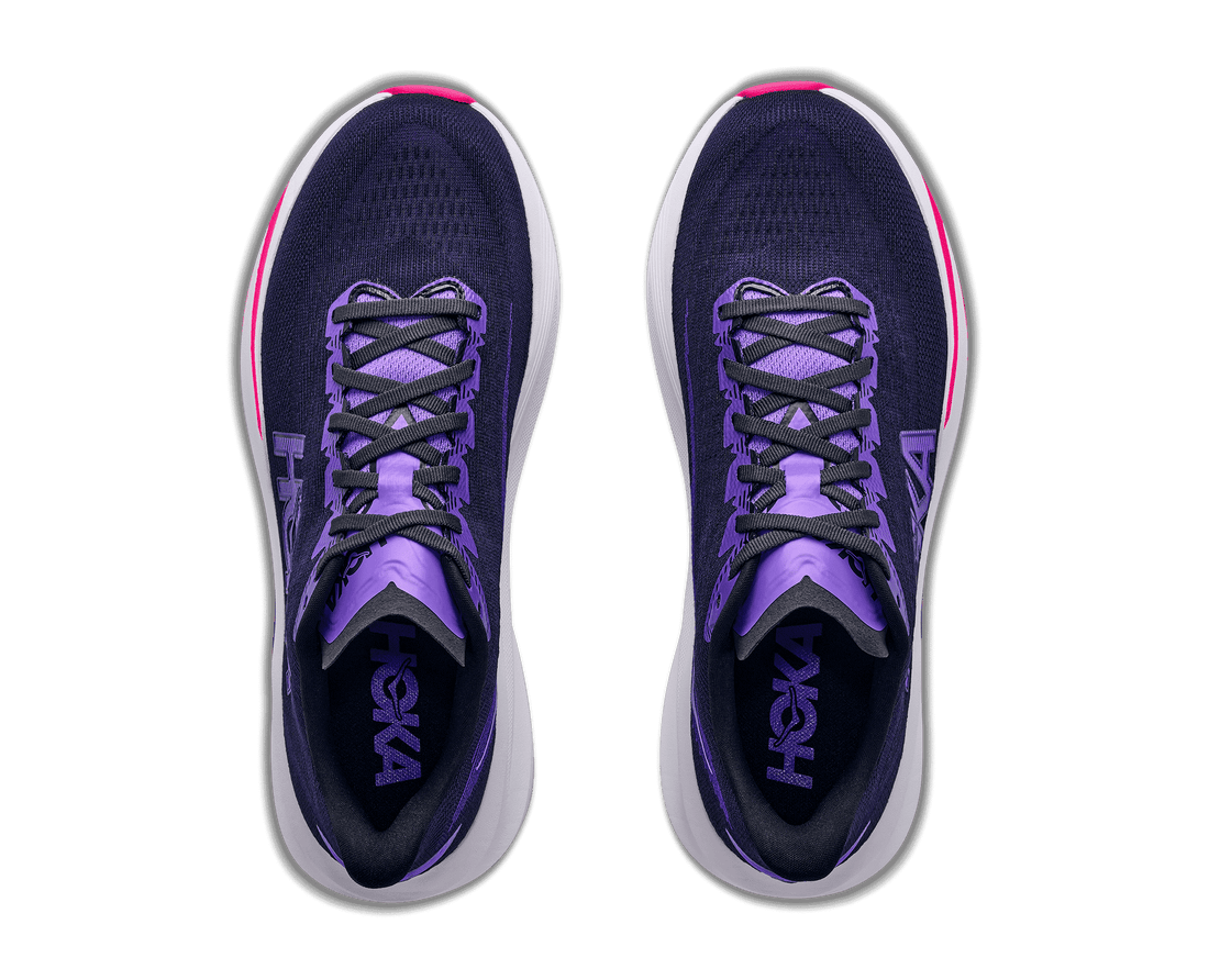Femmes Hoka Mach 7 Carbon Black / Cosmic Purple
