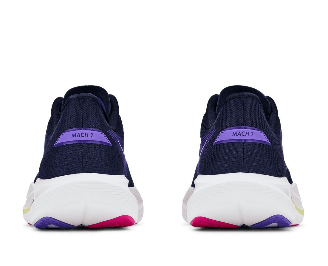 Femmes Hoka Mach 7 Carbon Black / Cosmic Purple