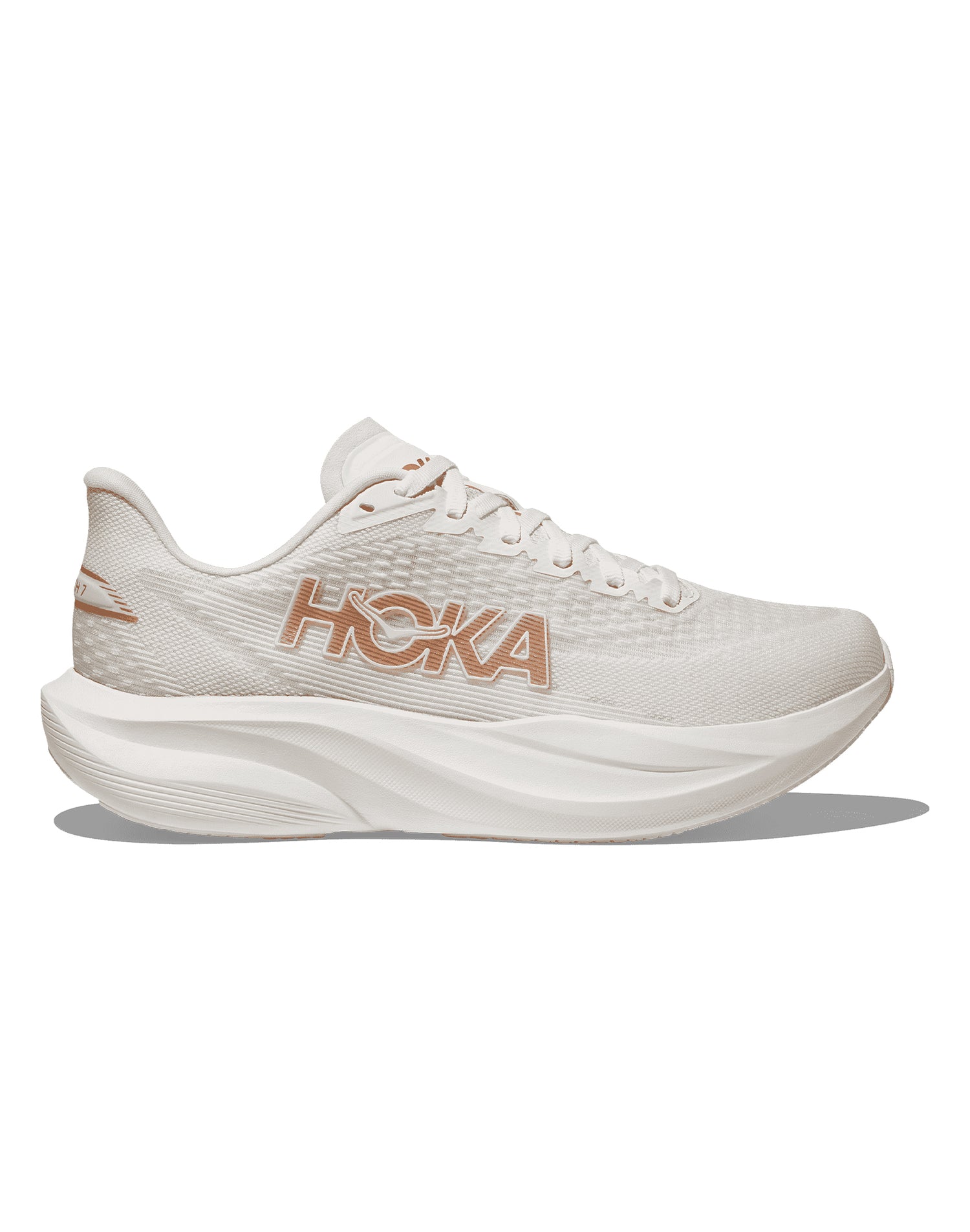 Women's Hoka Mach 7 Frost / Rose Gold