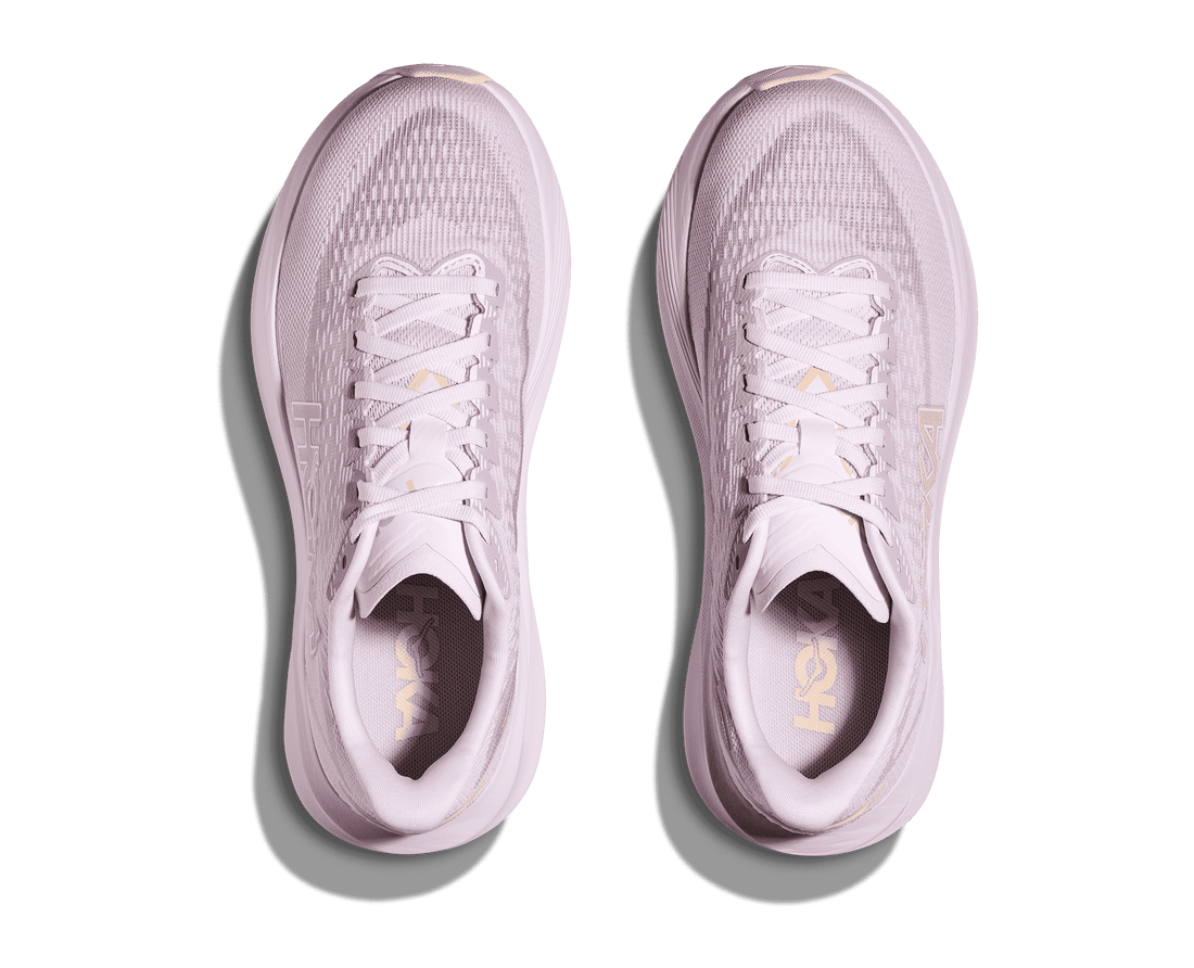 Femmes Hoka Mach 7 Lilac Cream / Tangerine Glow