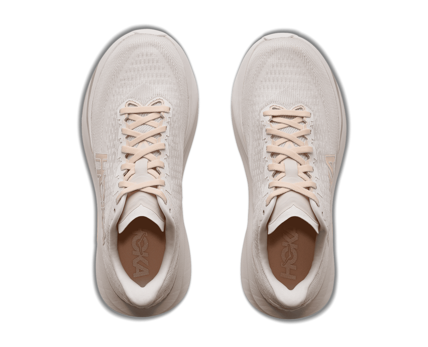 Femmes Hoka Mach 7 Oat Milk / Alabaster