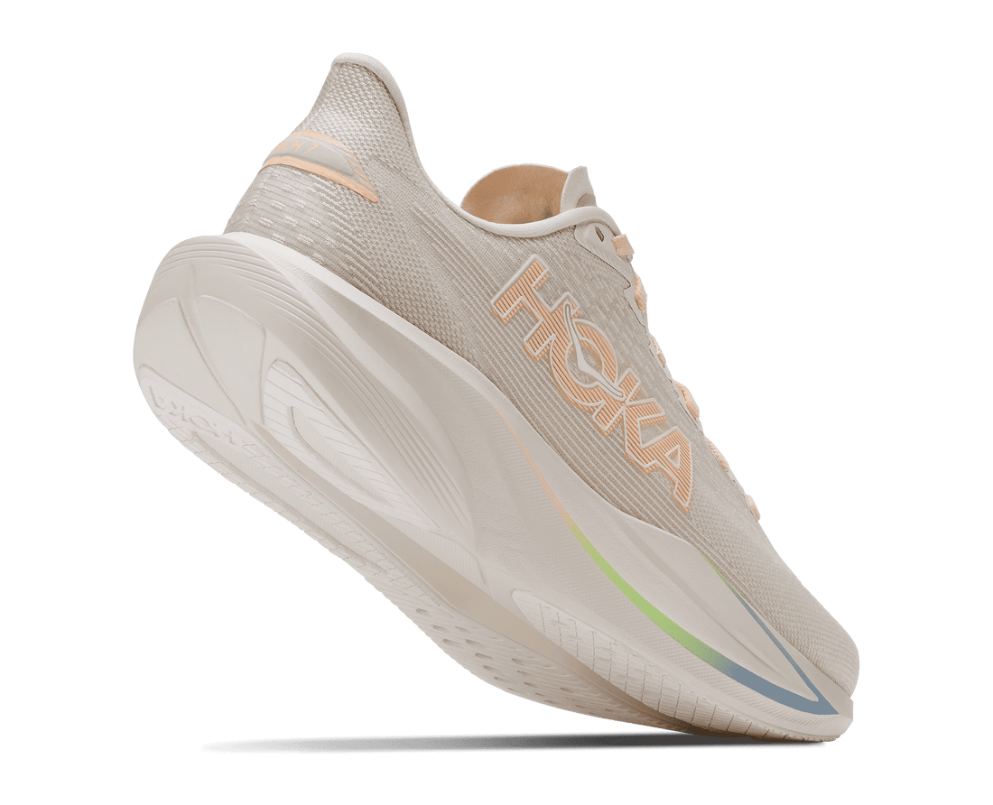 Femmes Hoka Mach 7 Oat Milk / Alabaster