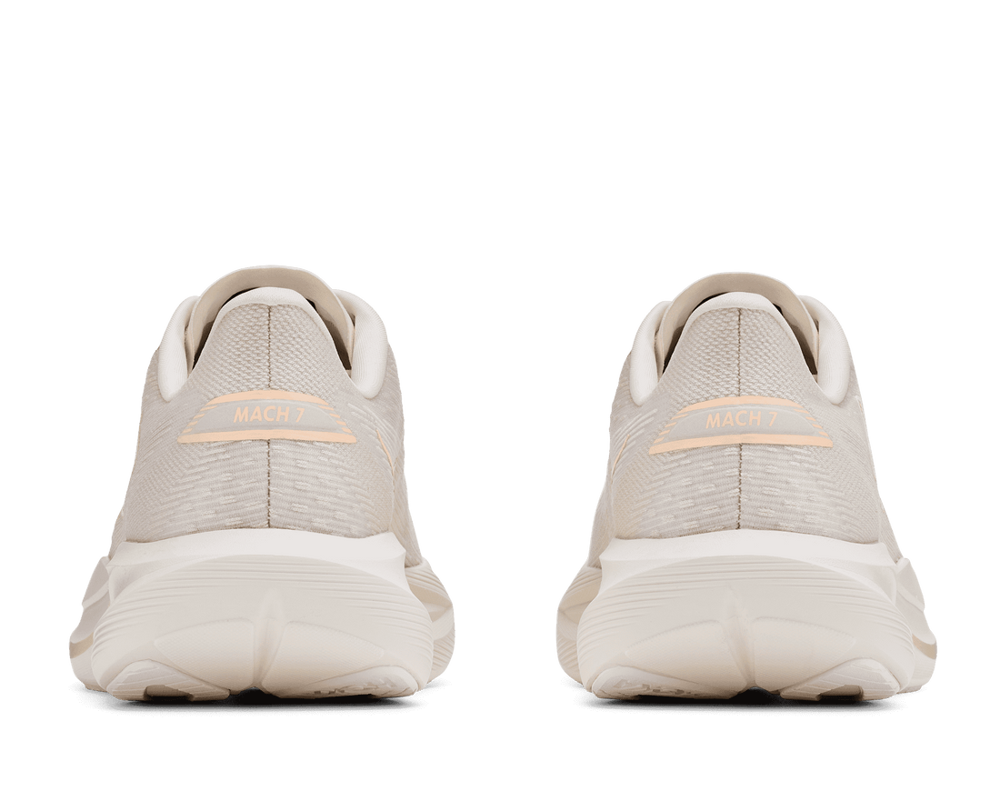 Femmes Hoka Mach 7 Oat Milk / Alabaster