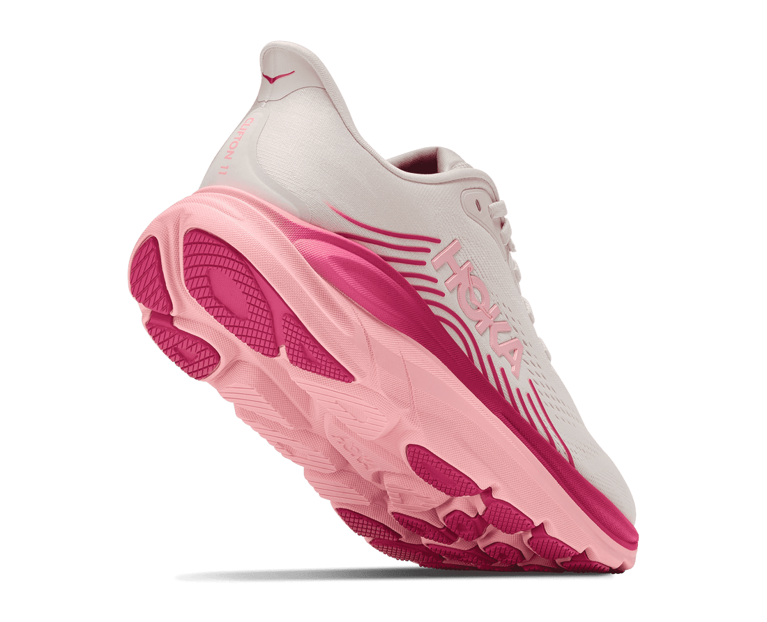 Women's Hoka Clifton 11 Rose Cream / Dewy Pink