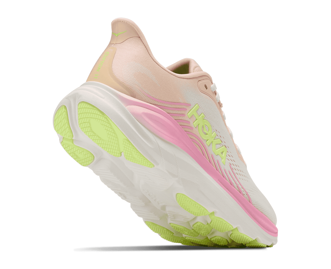 Women's Hoka Clifton 11 Tangerine Glow / White