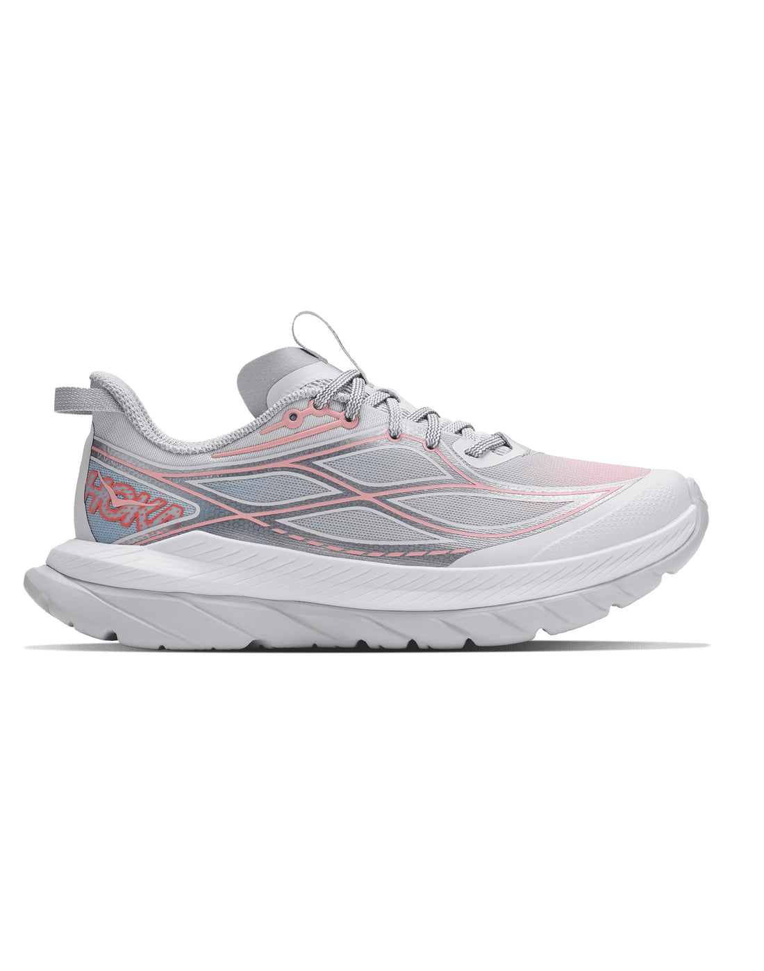 Femmes Hoka Mach Remastered Aura Cosmic Grey / Dewy Pink