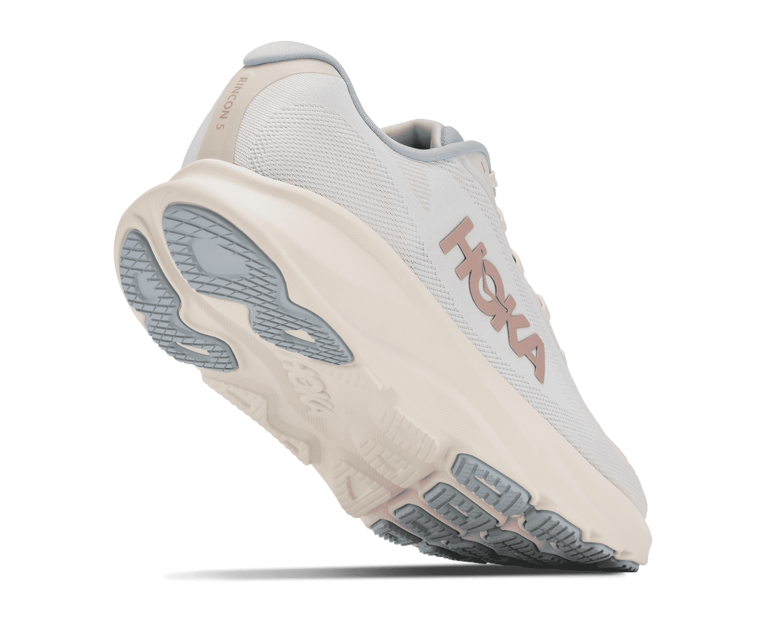 Women's Hoka Rincon 5 GLM Alabaster / Mineral Blue