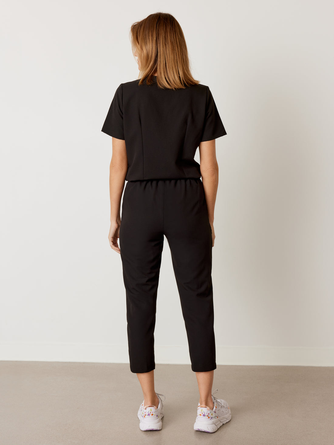 EVA RE-GARDE™ - BLACK - 7/8 Scrub Pants - SILVADUR™