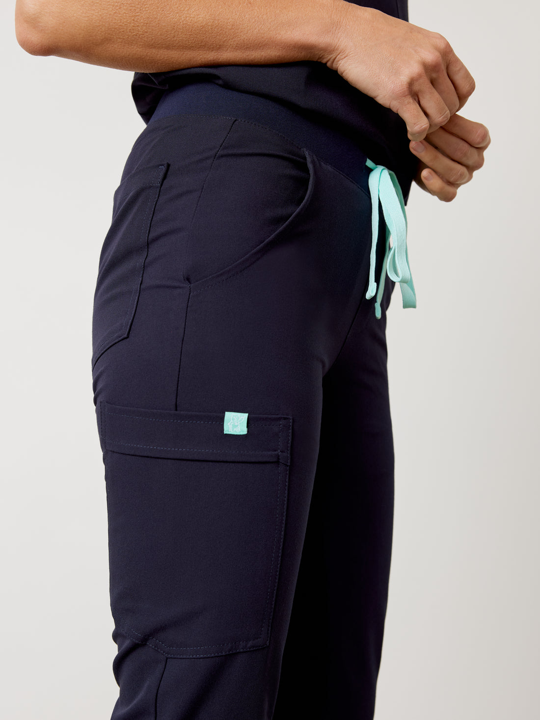 DEMI RE-GARDE™ - NAVY - Jogger Scrub Pants - SILVADUR™