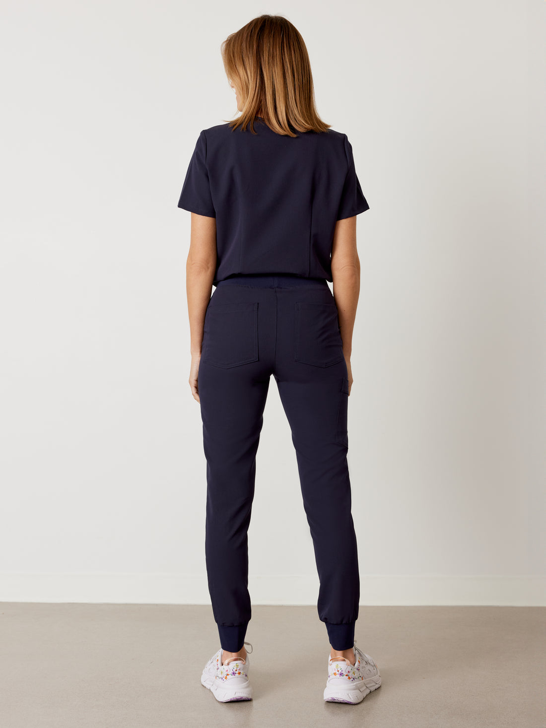 DEMI RE-GARDE™ - NAVY - Jogger Scrub Pants - SILVADUR™