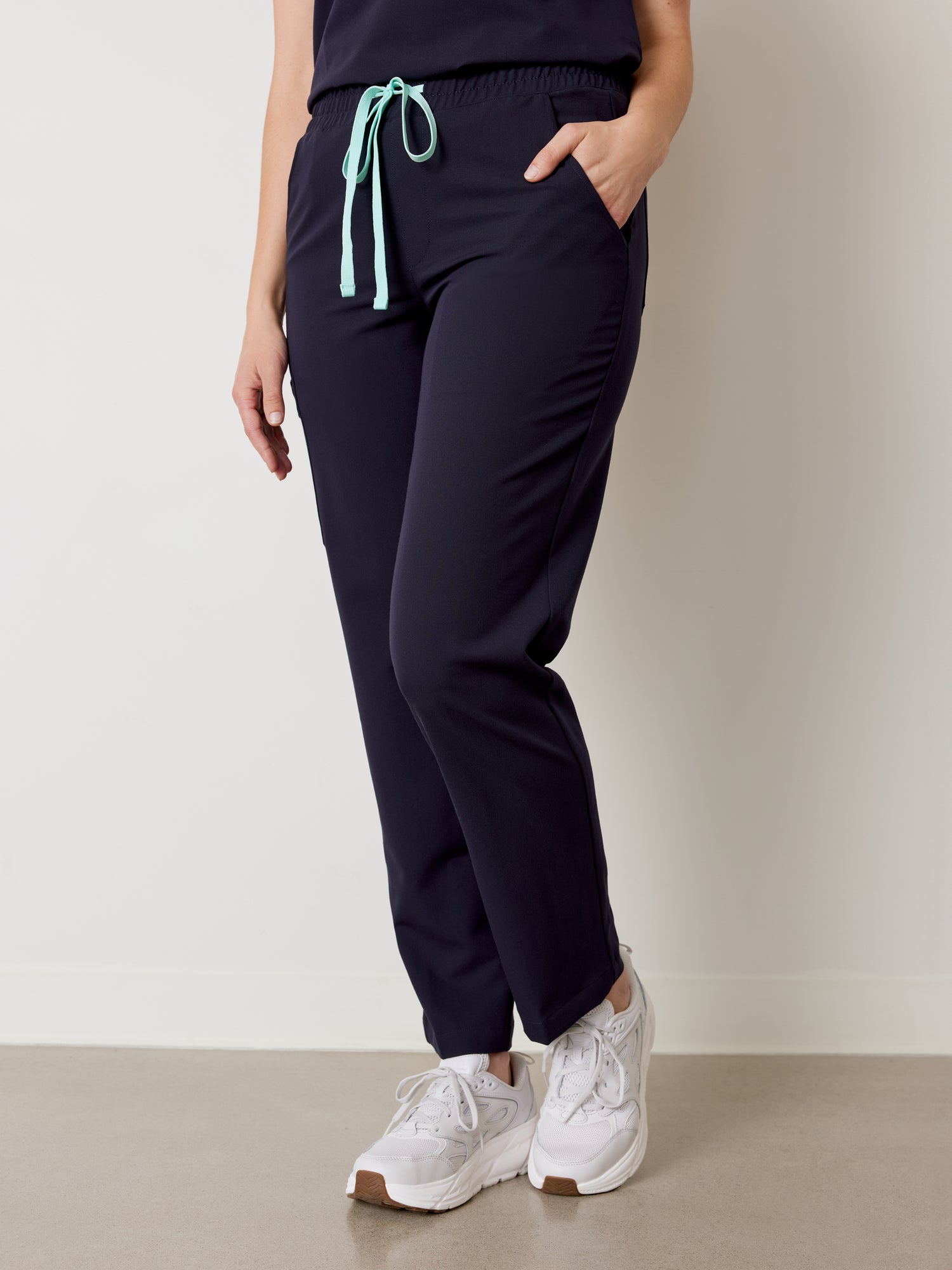 JULIETA RE-GARDE™ - NAVY - Straight Cut Scrub Pants - SILVADUR™ - Final Sale