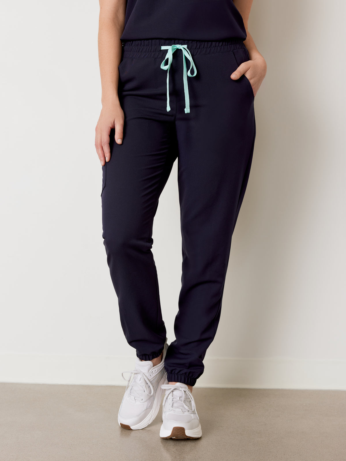 ROSIE for Epiderma et Medicart - NAVY - Jogger Scrub Pants - SILVADUR™