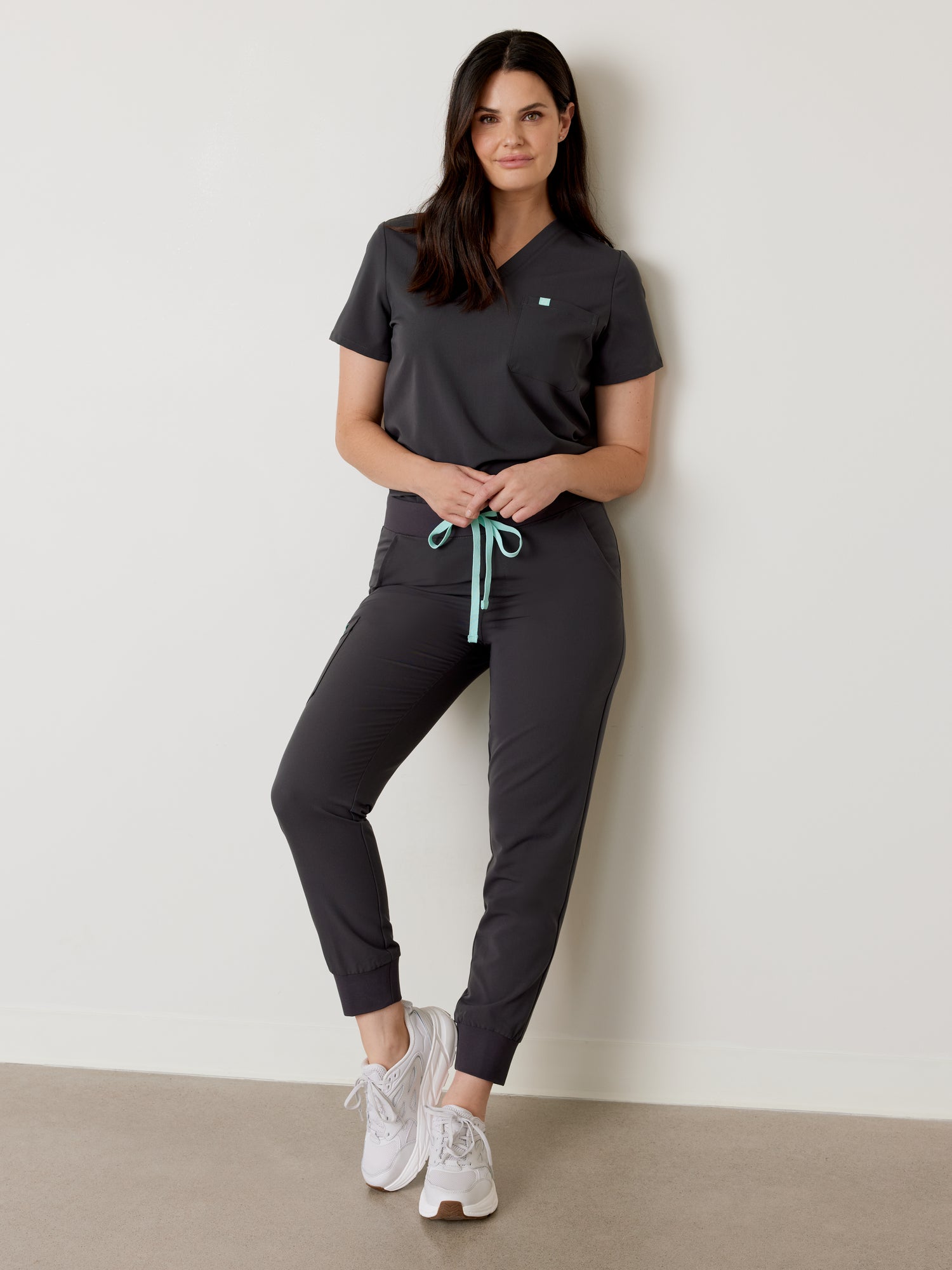 DEMI for uOttawa - CHARCOAL - Jogger Scrub Pants - SILVADUR™