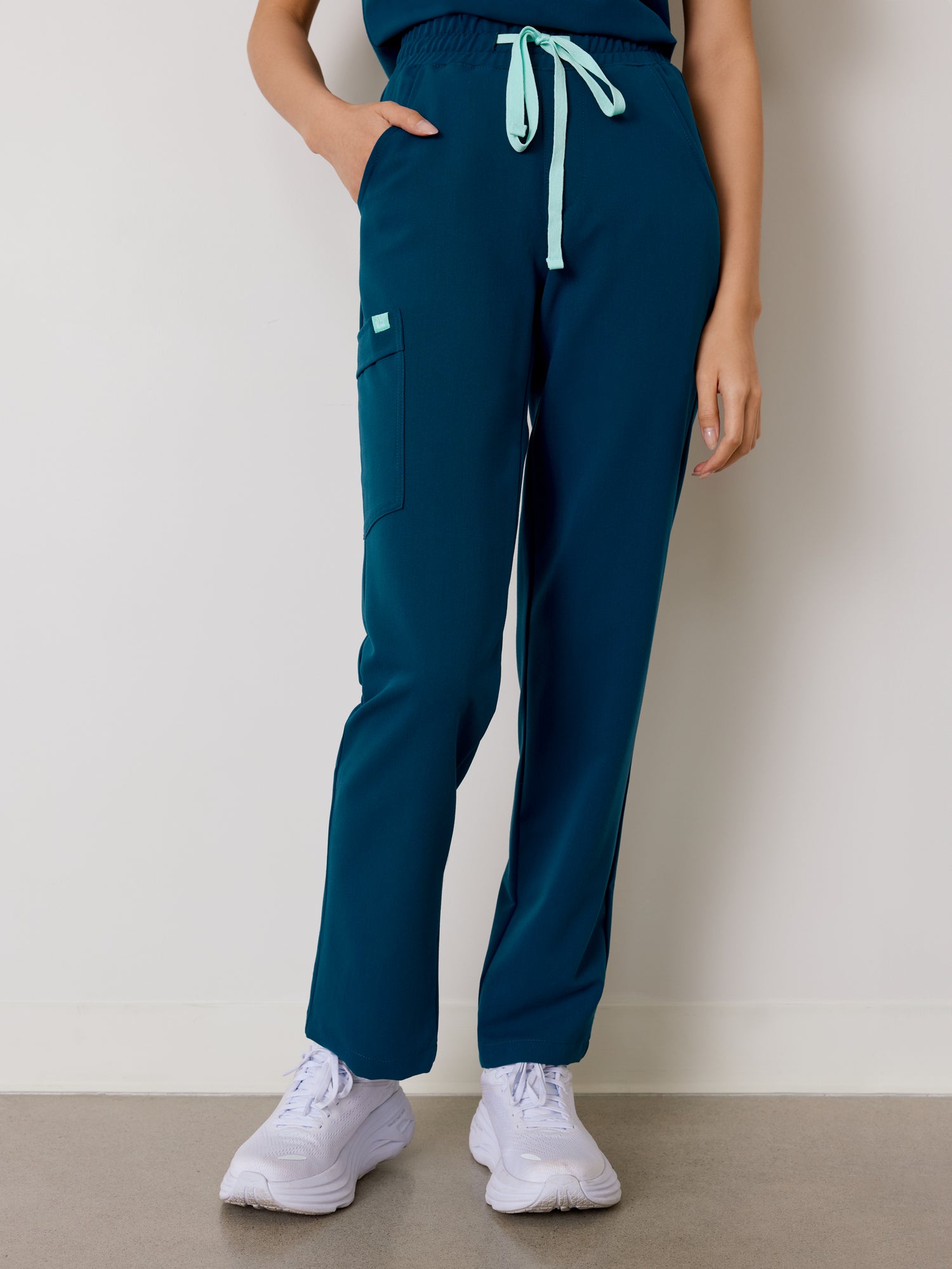 JULIETA RE-GARDE™ - BLEU OPALE - Pantalon Coupe Droite - SILVADUR™