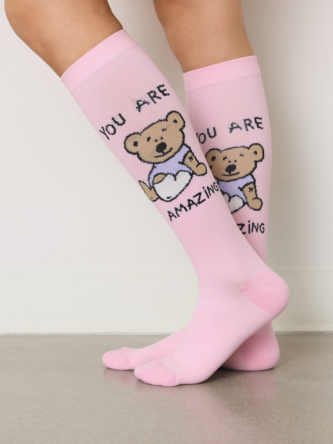 Compression Socks - You Are Amazing - Pink